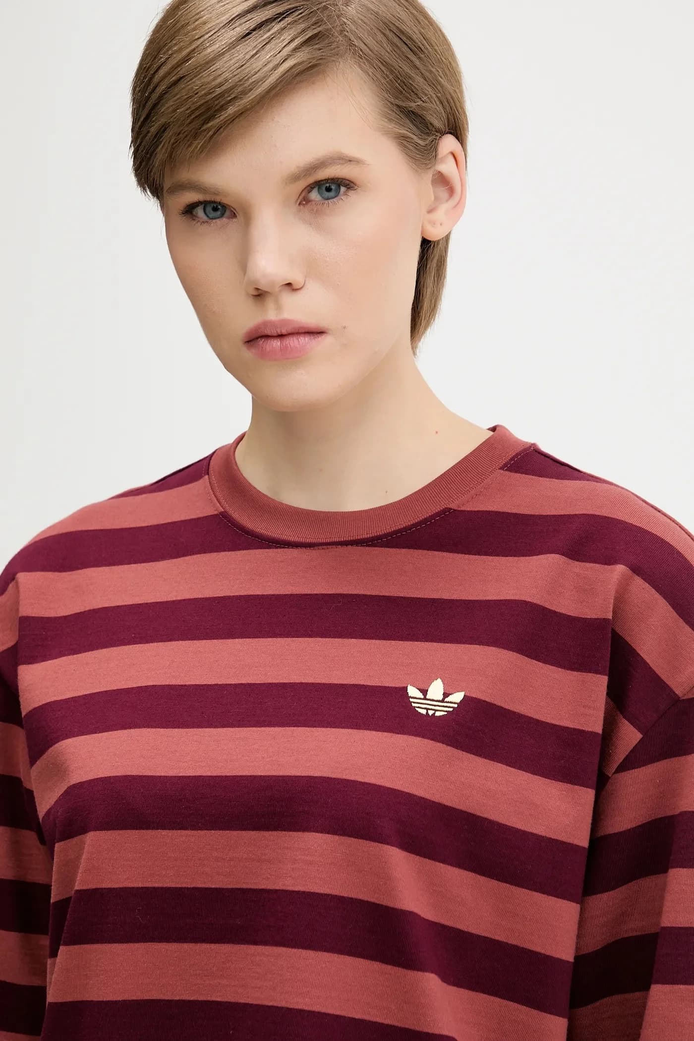 Хлопковая футболка STRIPED SS TEE - фото 4