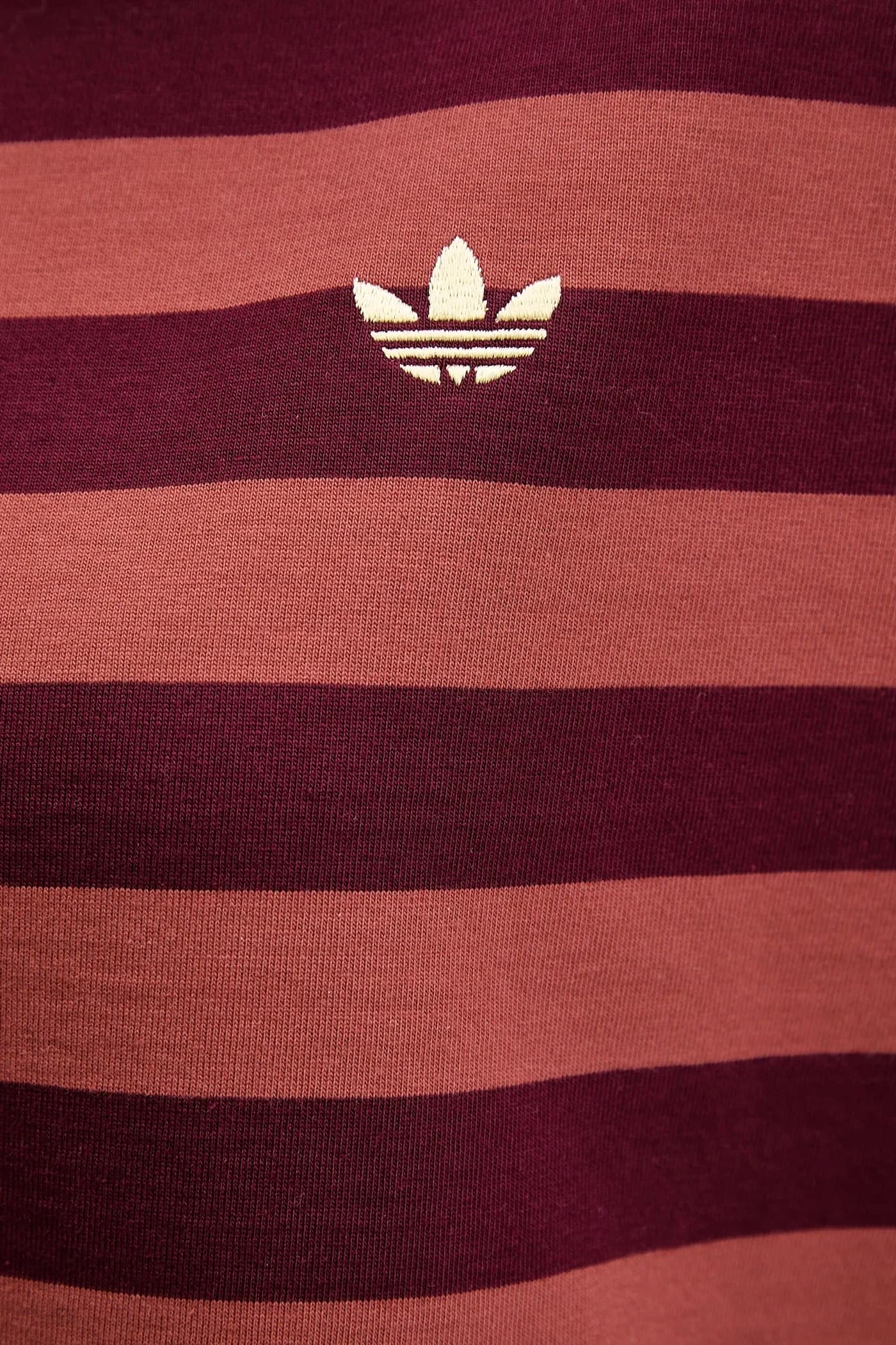 Хлопковая футболка STRIPED SS TEE - фото 5