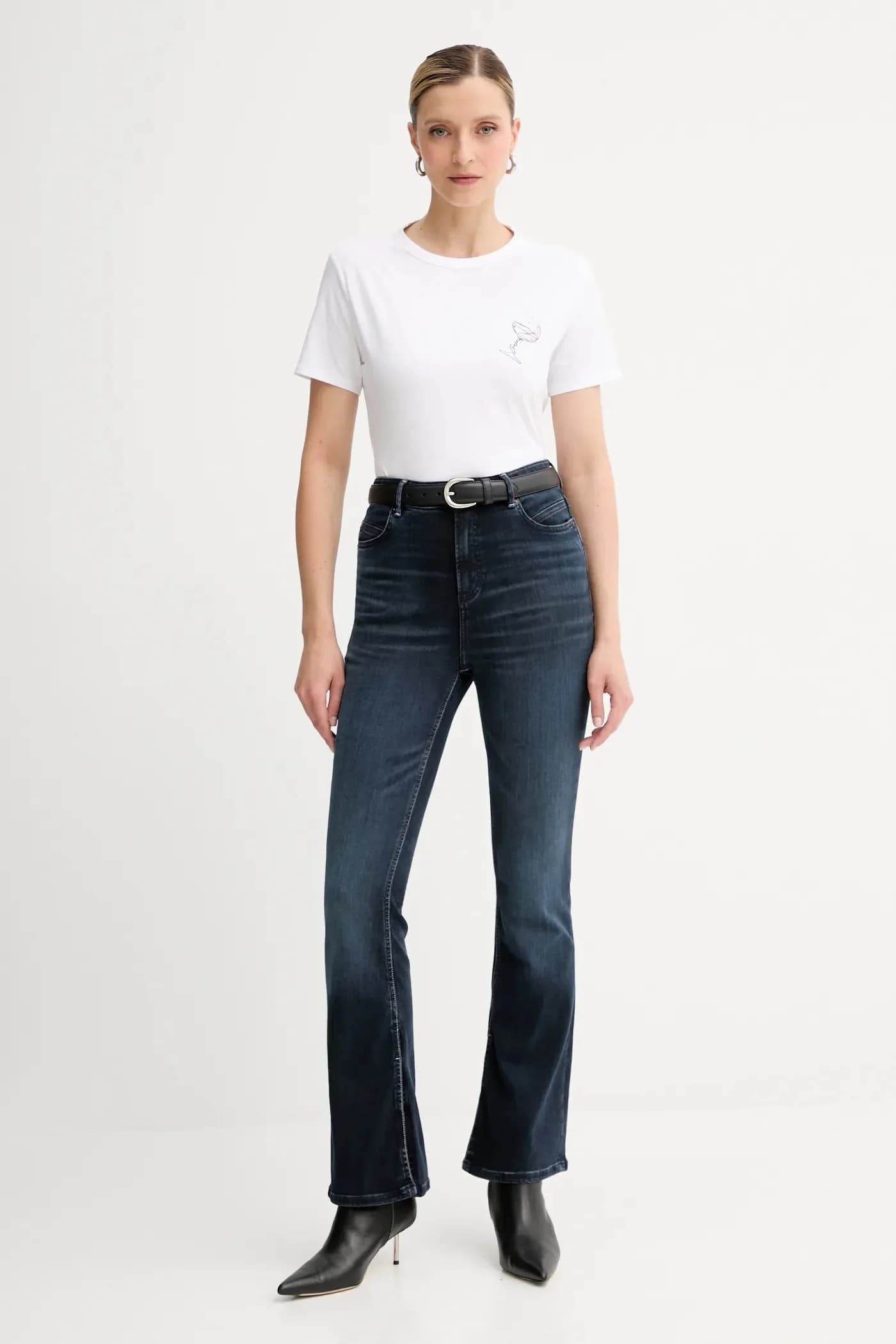 Хлопковая футболка C_Elogo_crystal1 - фото 2