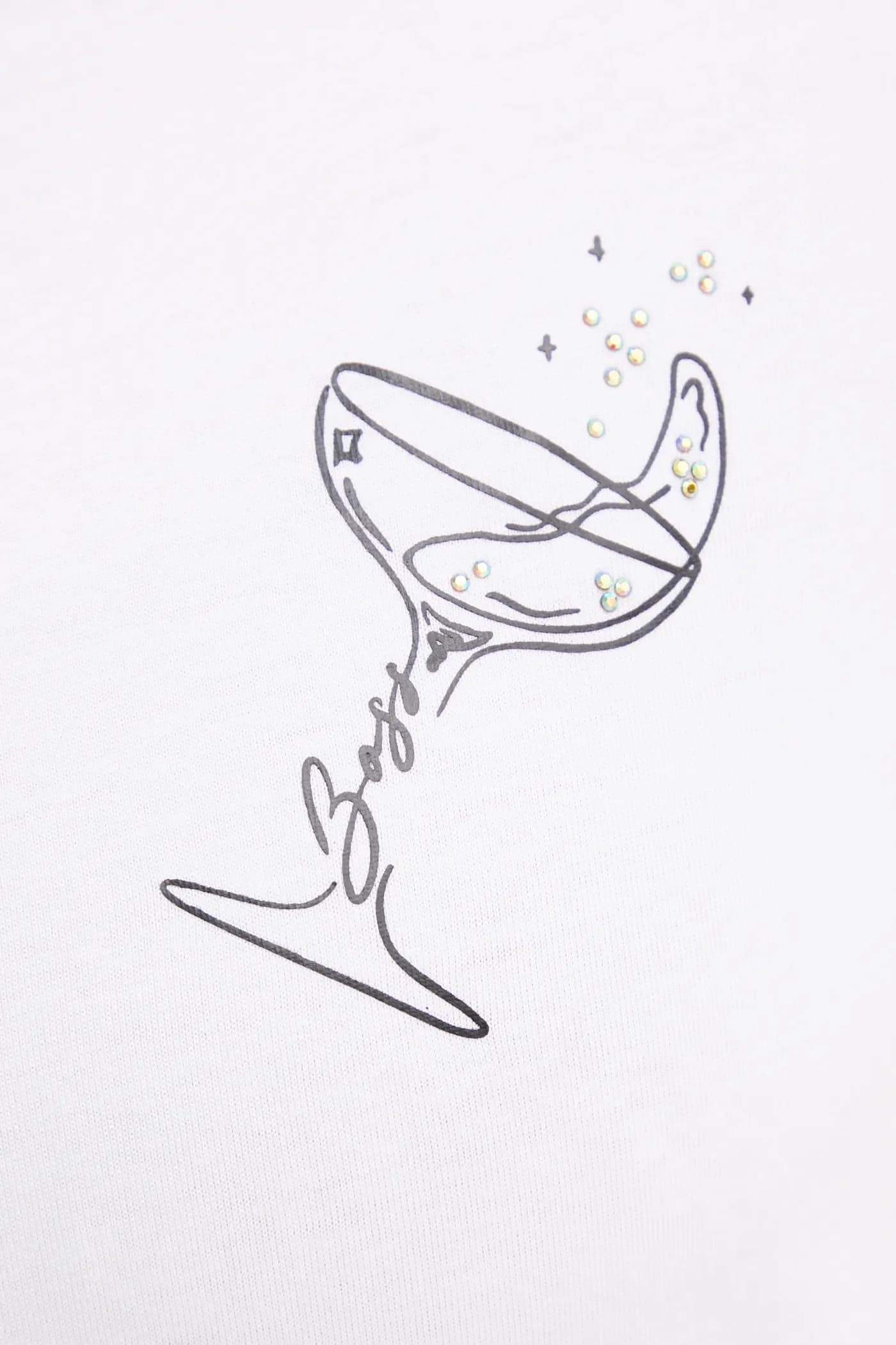 Хлопковая футболка C_Elogo_crystal1 - фото 5