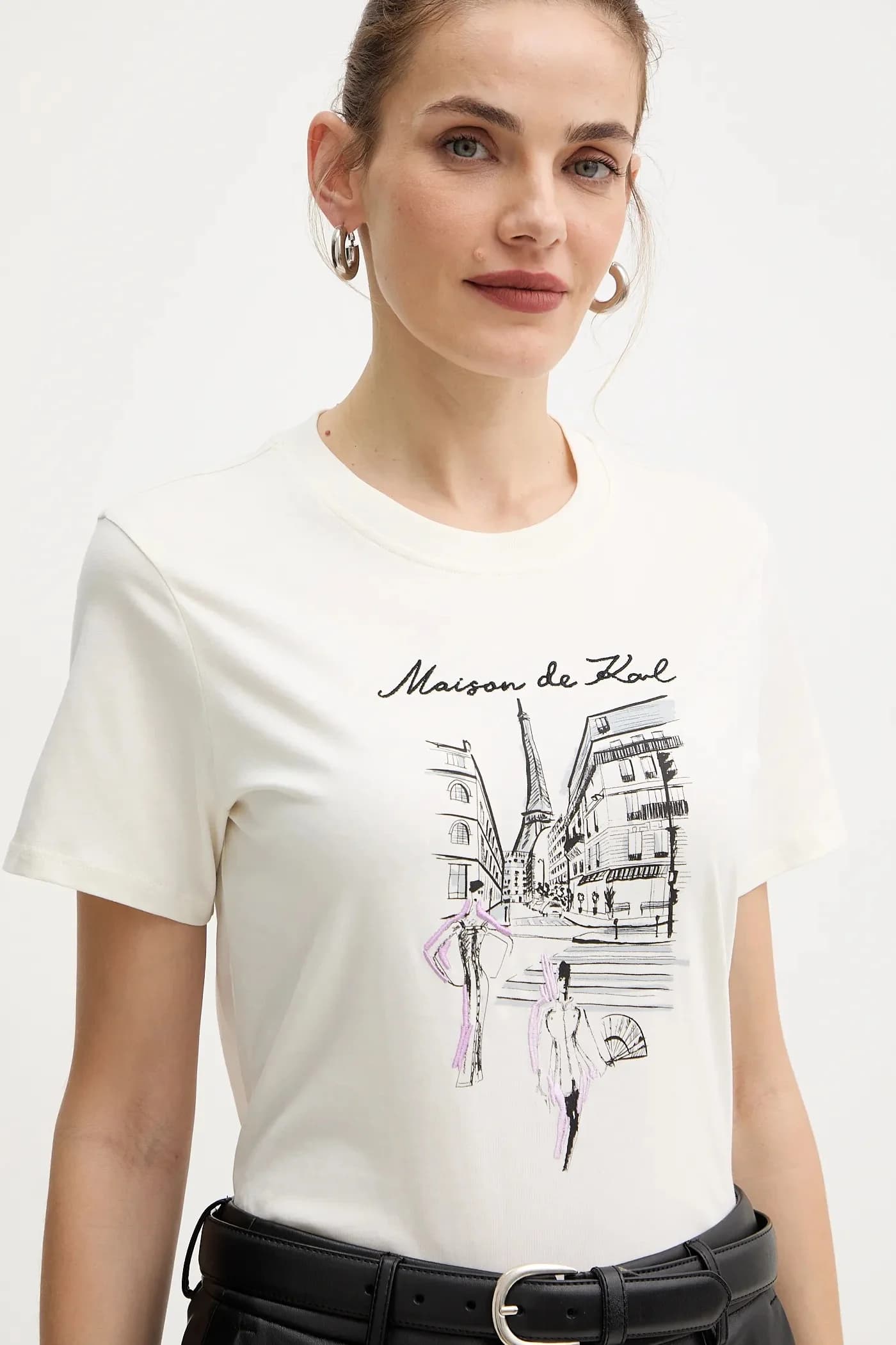 Хлопковая футболка - фото 4