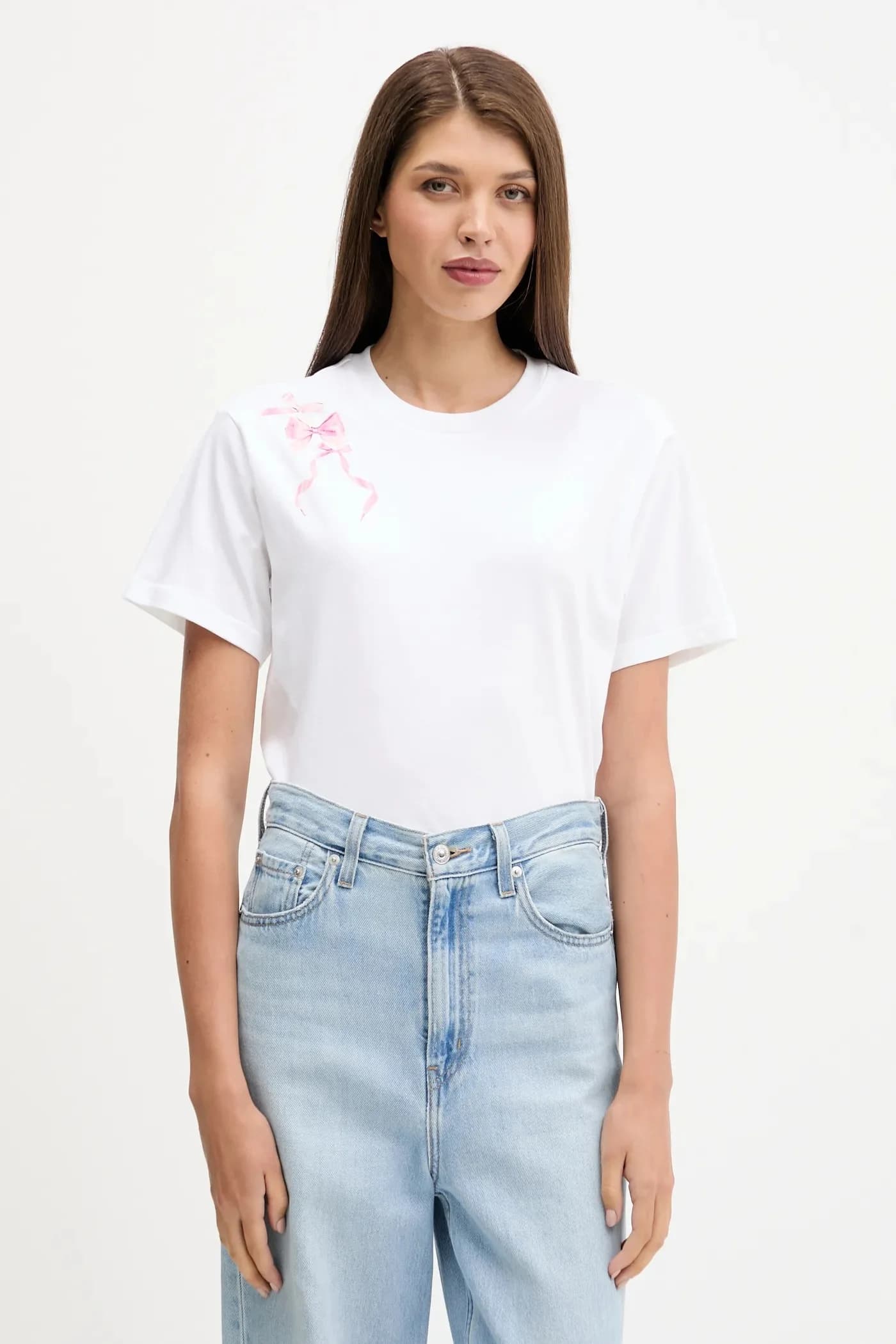 Хлопковая футболка W CO BOW T