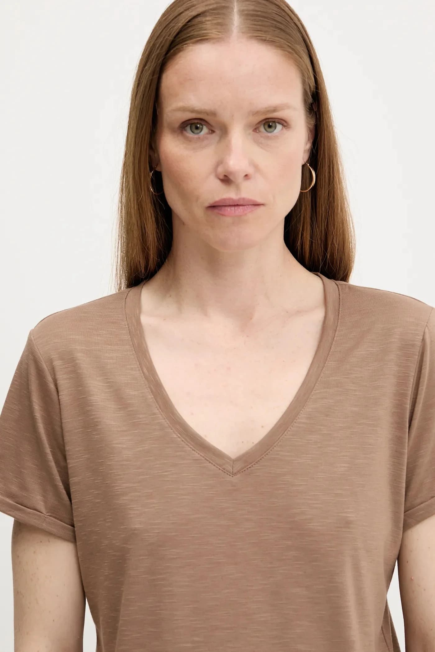 Льняная футболка - фото 4