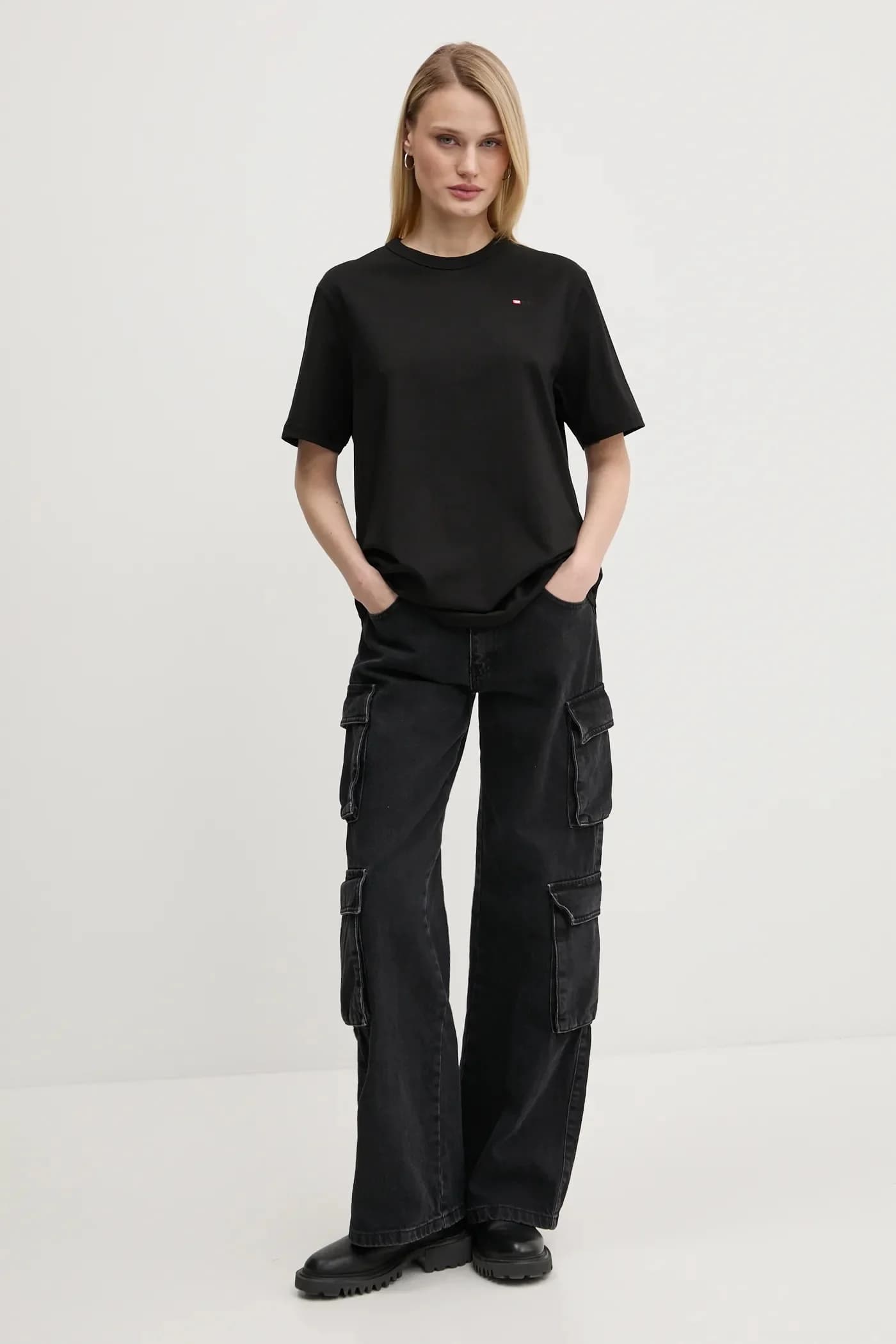 Хлопковая футболка T-ADJUST-MICRODIV ФУТБОЛКА - фото 3