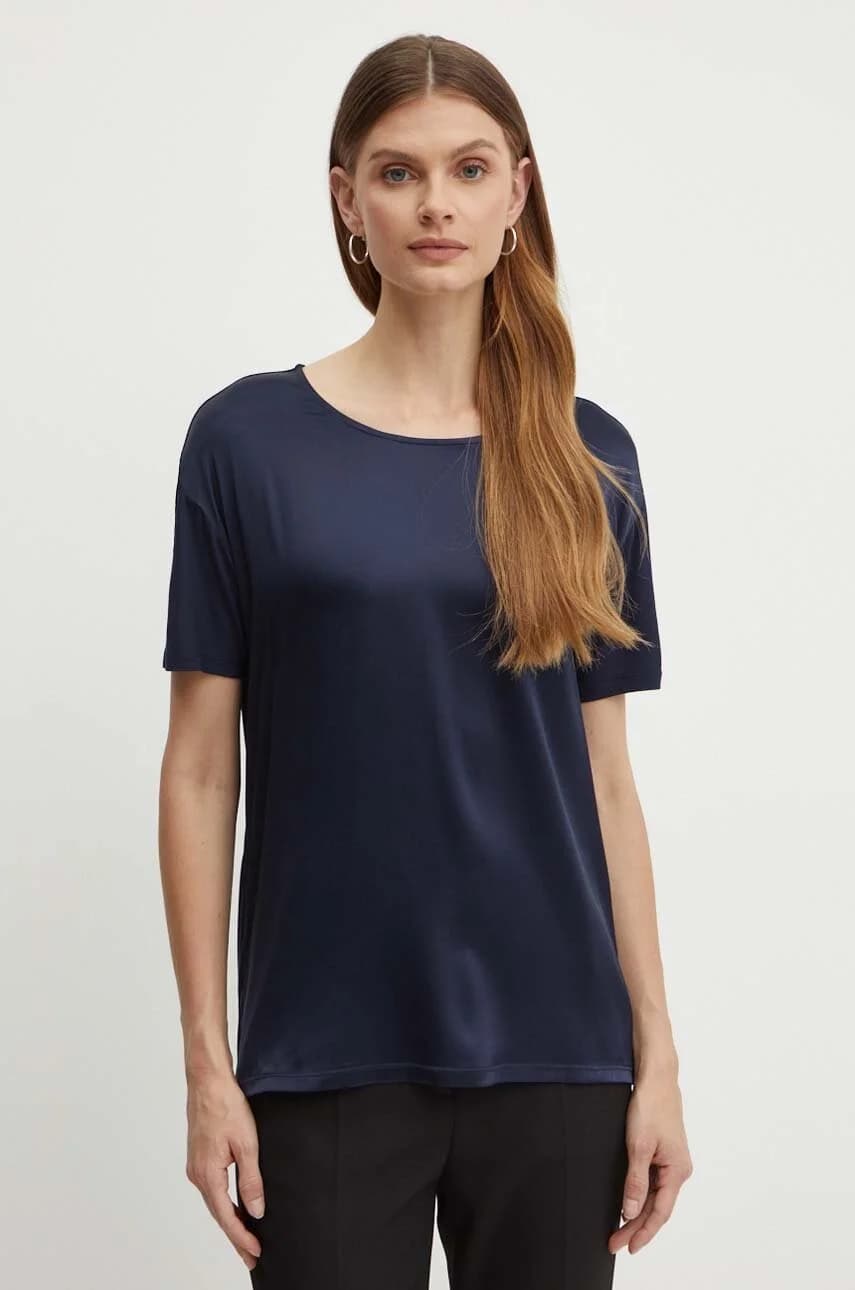 футболка Esanda из смесового шелка - фото 4