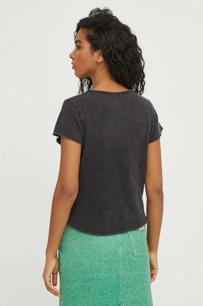 Хлопковая футболка ФУТБОЛКА MC COL V - фото 3