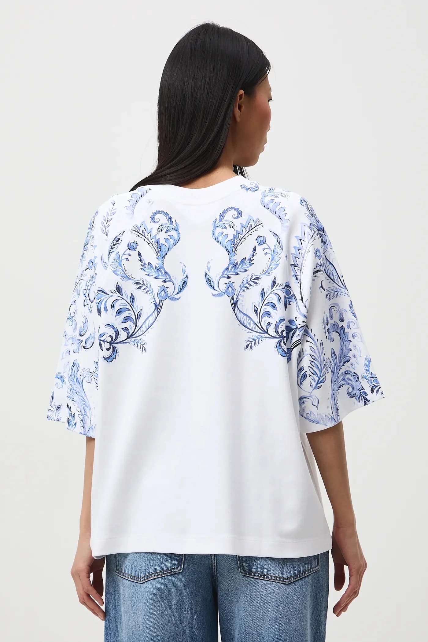 Хлопковая футболка - фото 4