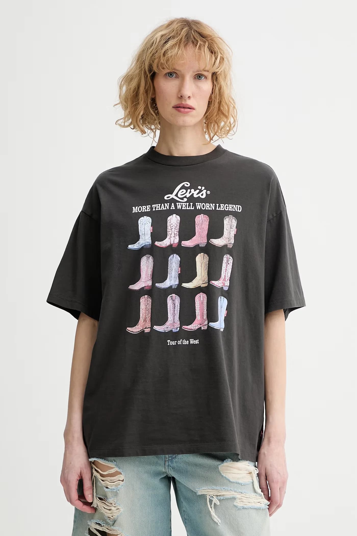 Хлопковая футболка GRAPHIC STACK