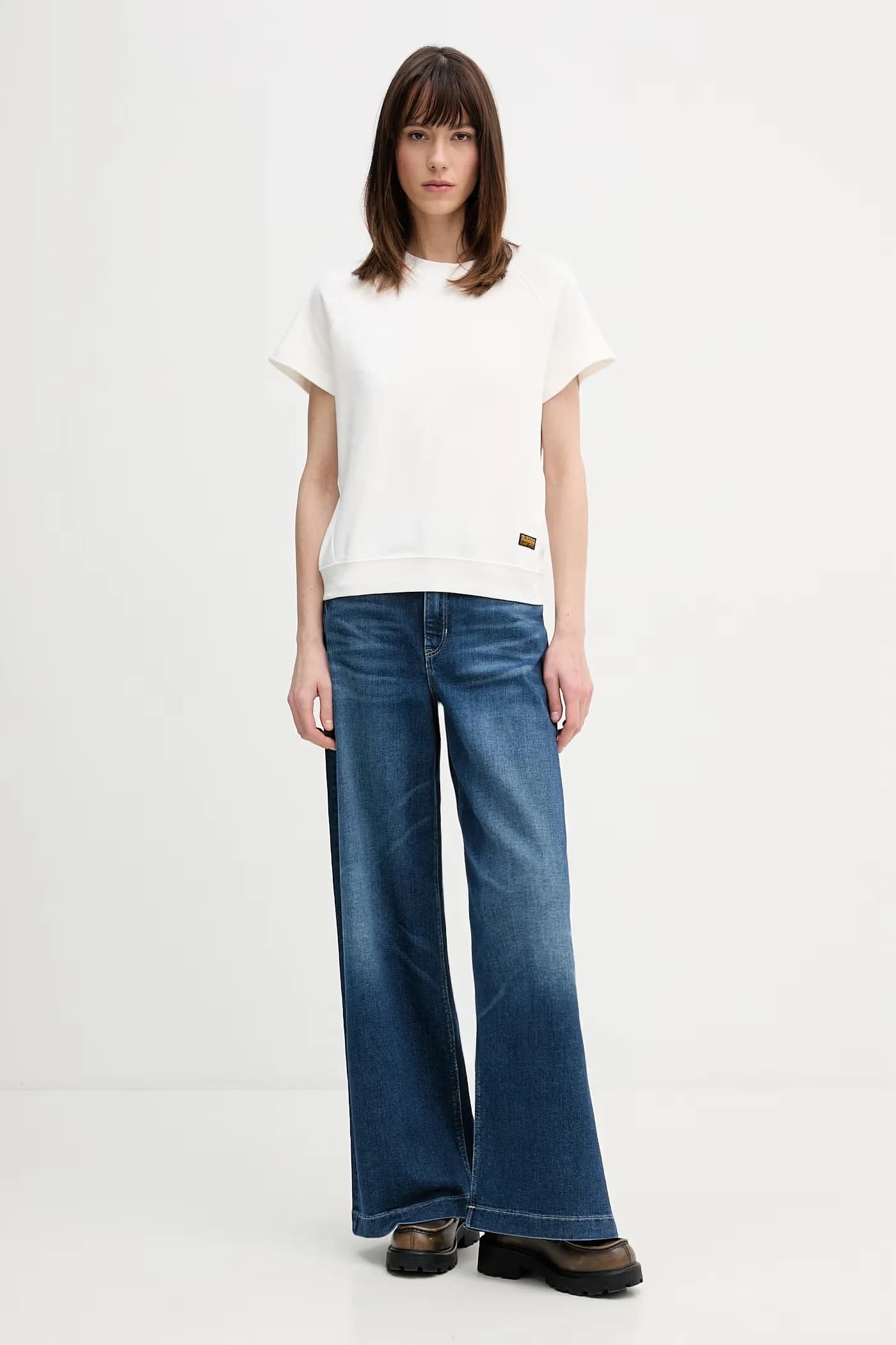 Хлопковая футболка реглан - фото 2