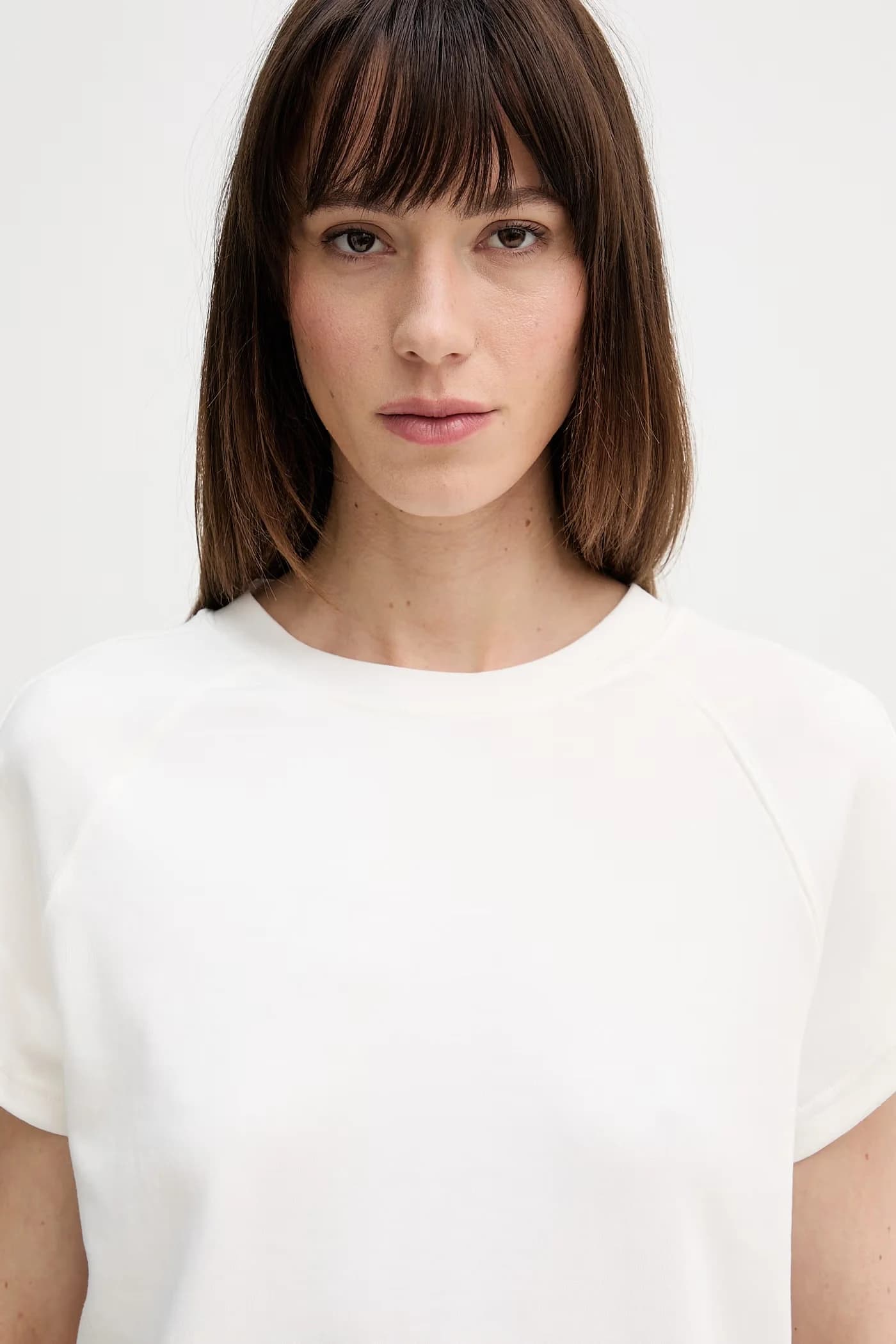 Хлопковая футболка реглан - фото 4