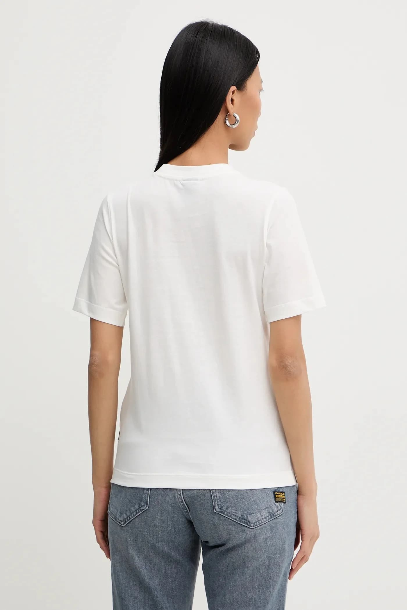 Хлопковая футболка с надписью gr - фото 3