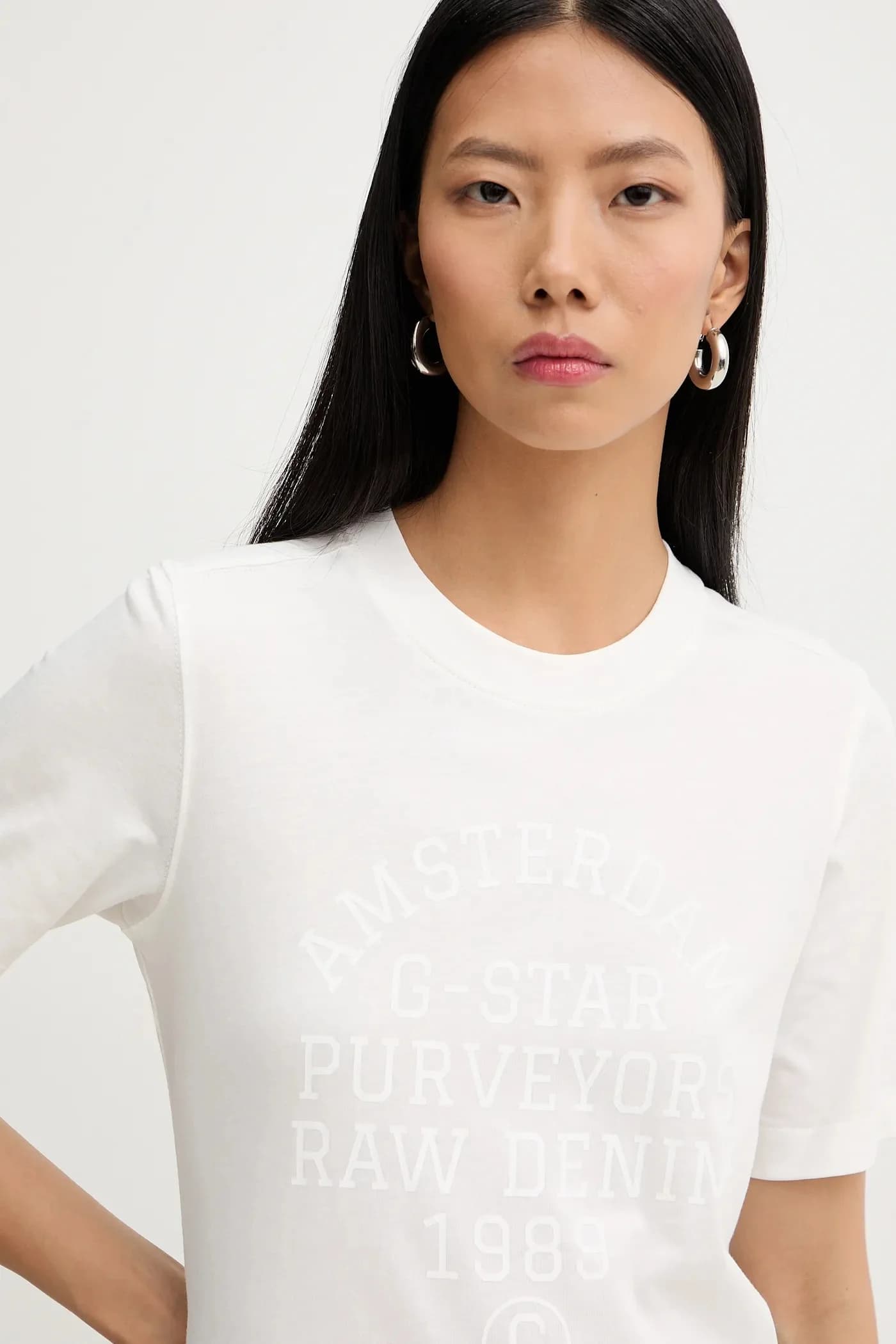 Хлопковая футболка с надписью gr - фото 4