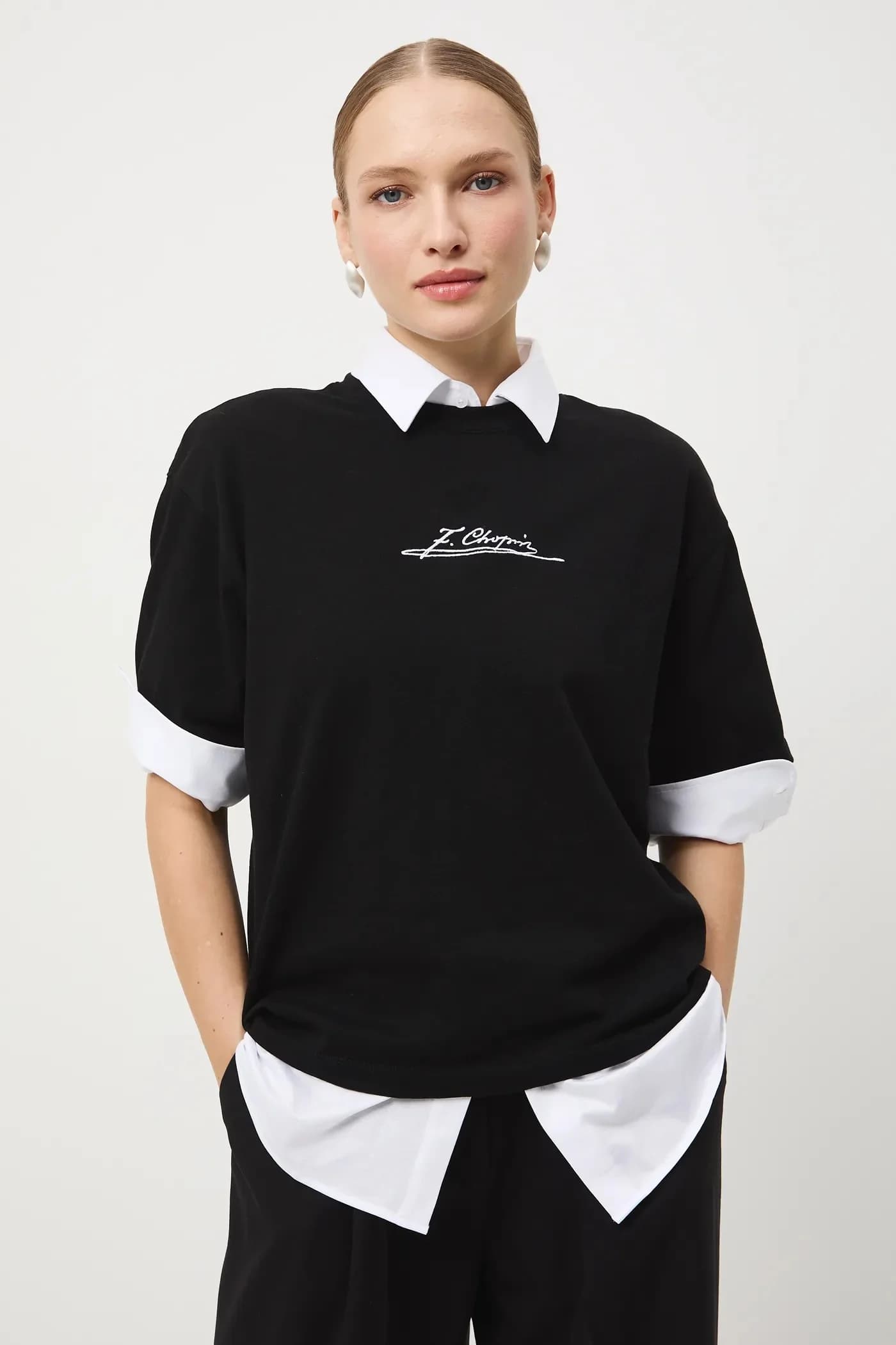 Хлопковая футболка - фото 3