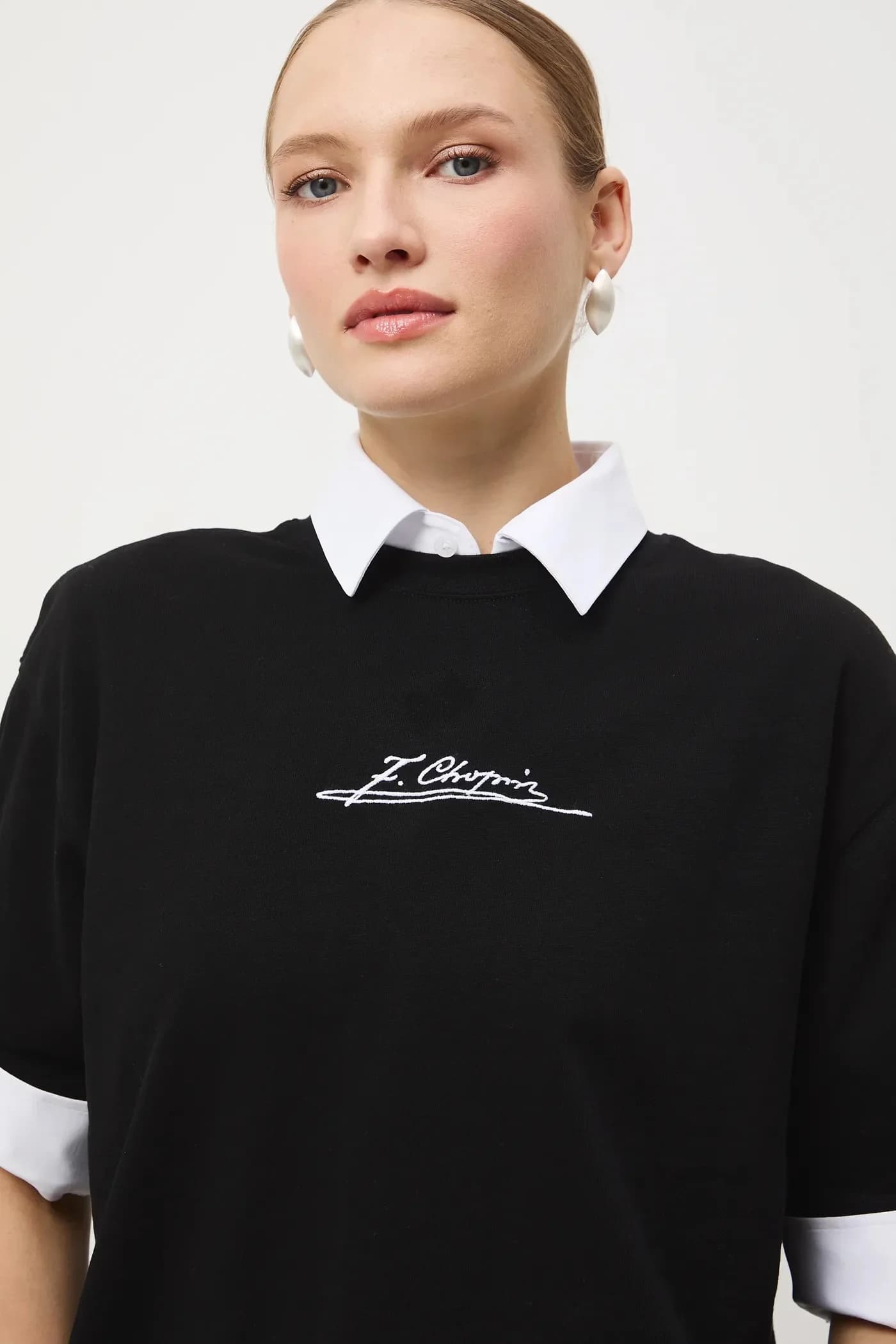 Хлопковая футболка - фото 5