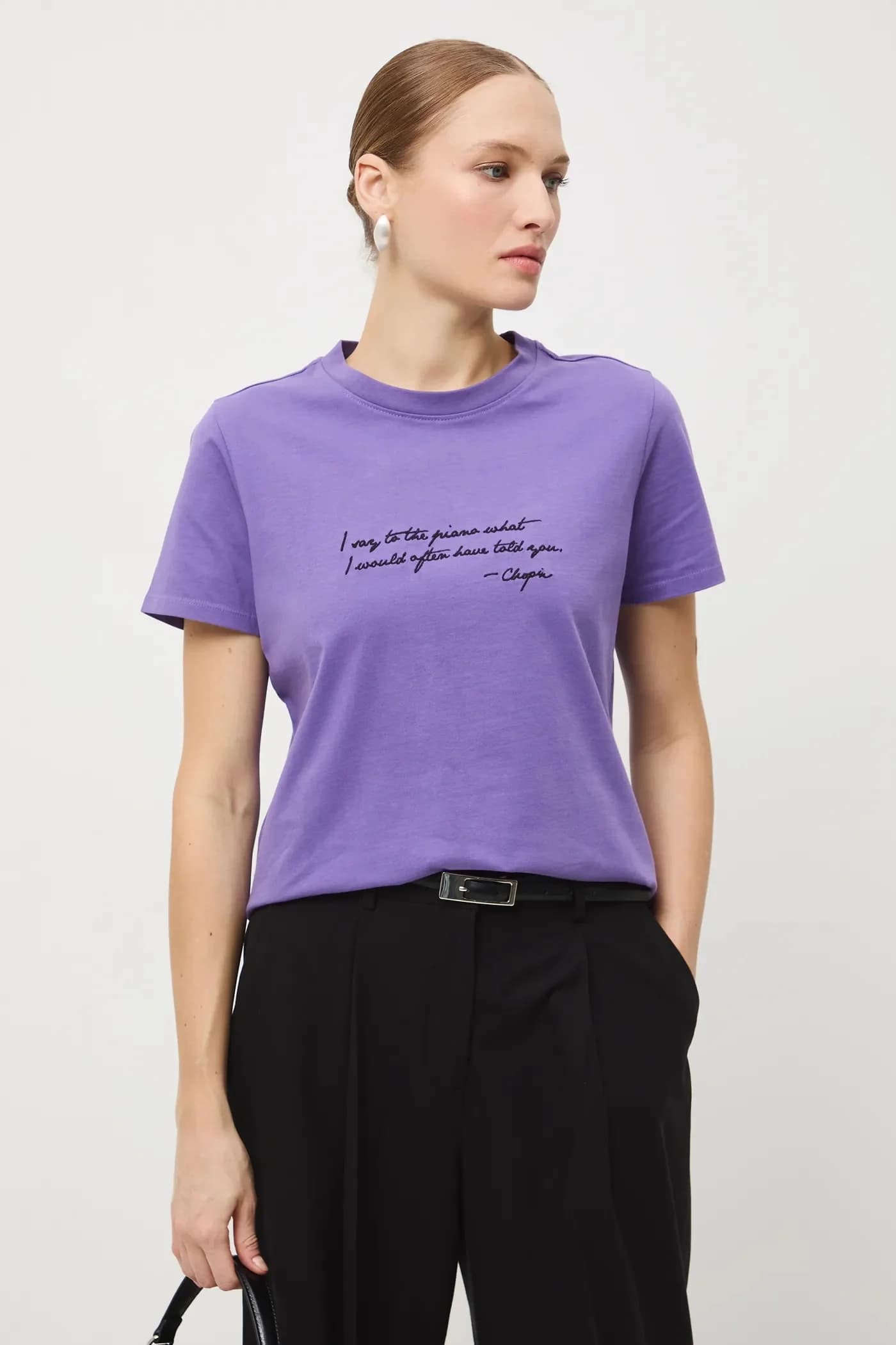 Хлопковая футболка - фото 3