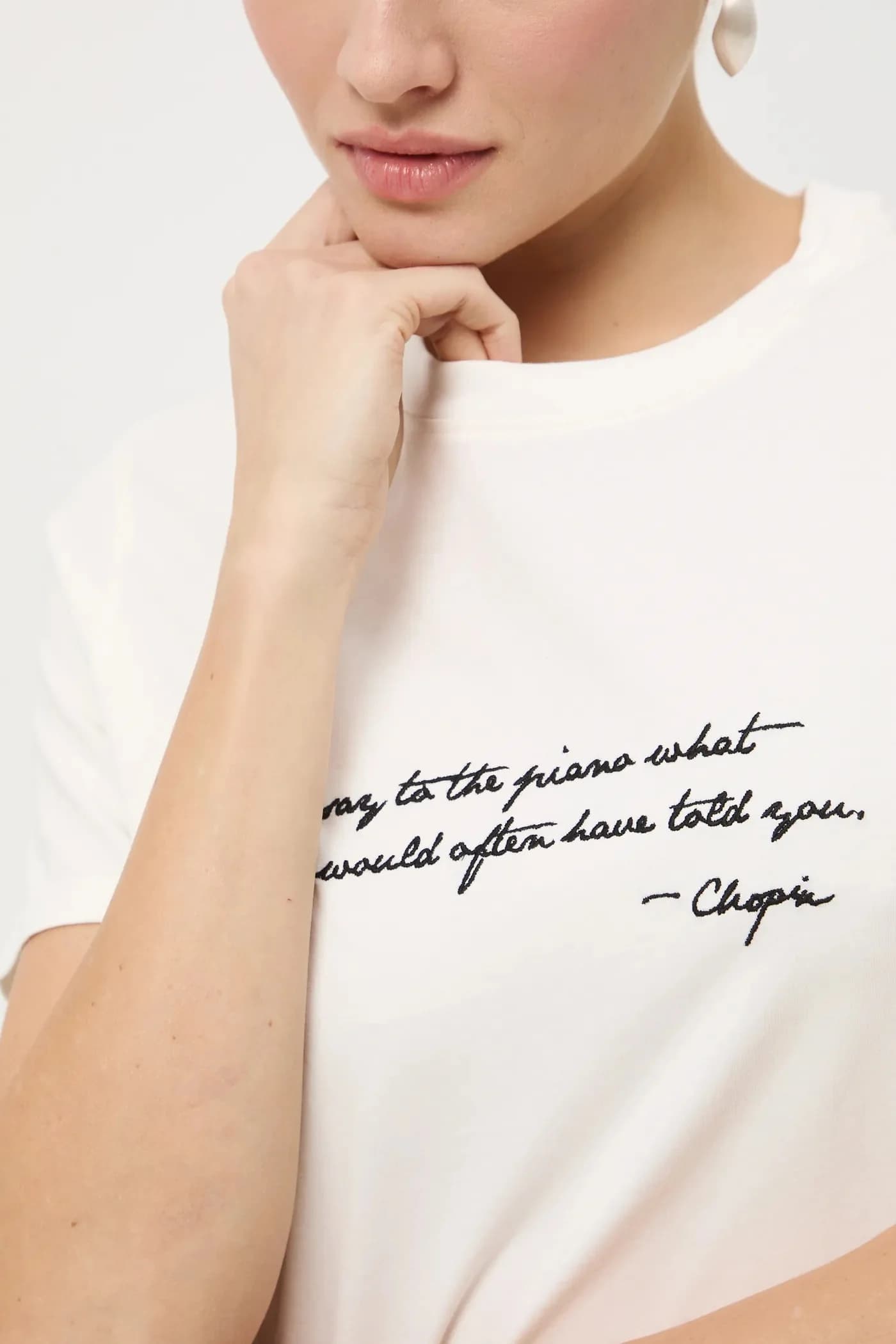 Хлопковая футболка - фото 5