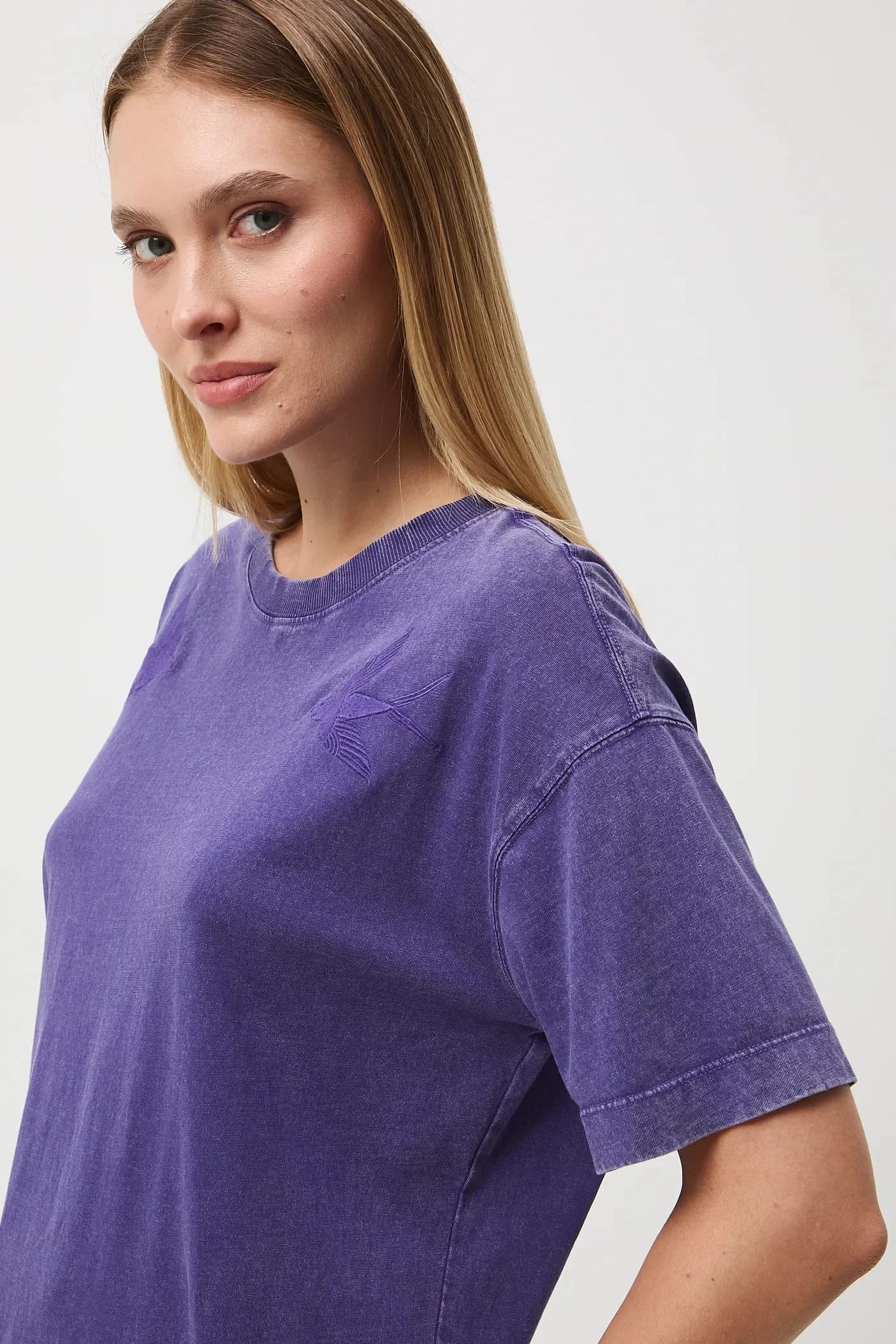 Хлопковая футболка - фото 5