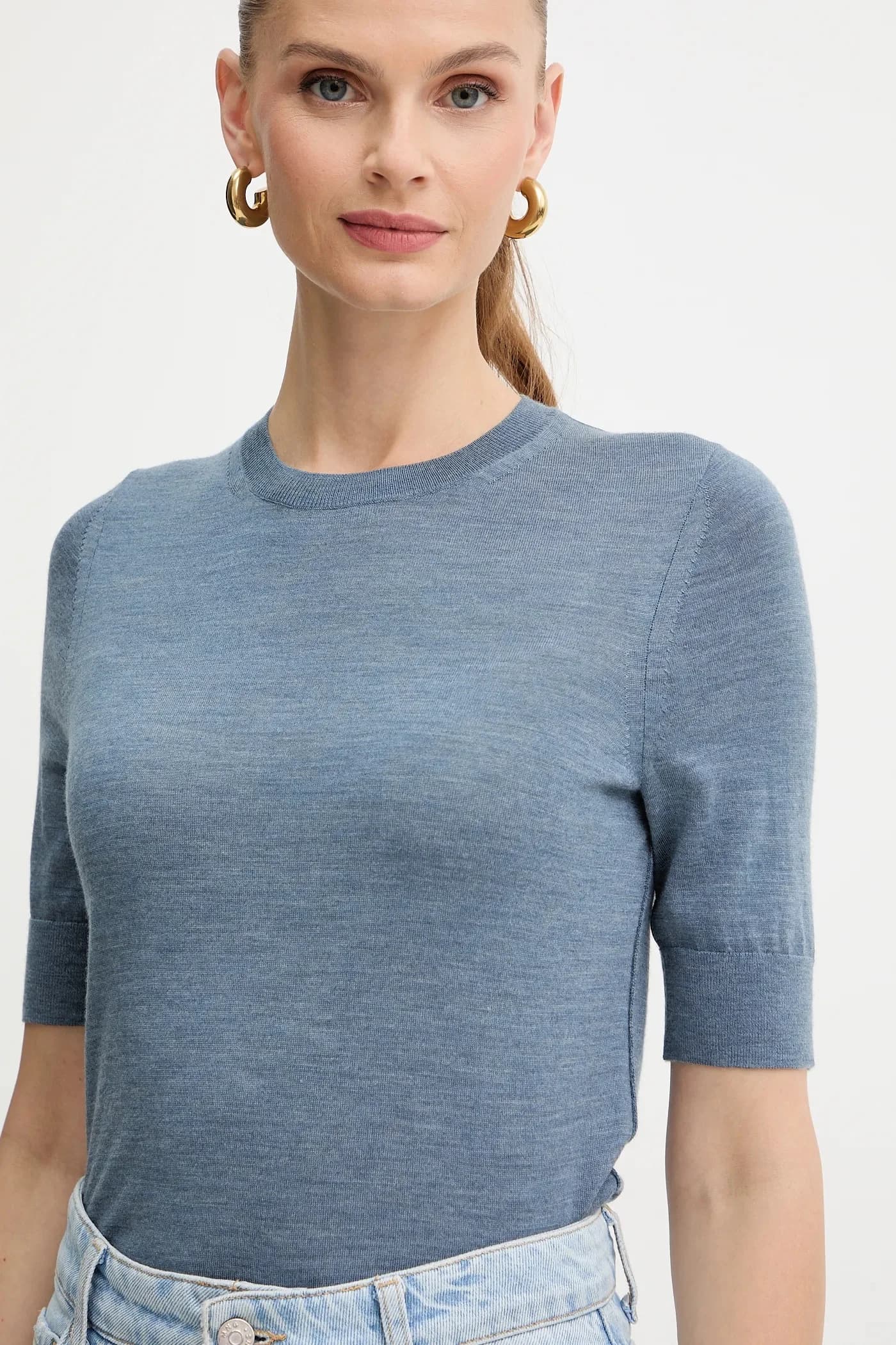 шерстяная футболка Farbella - фото 4