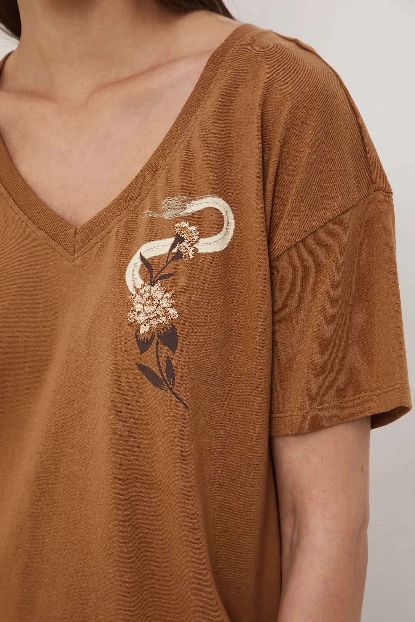 Хлопковая футболка - фото 5