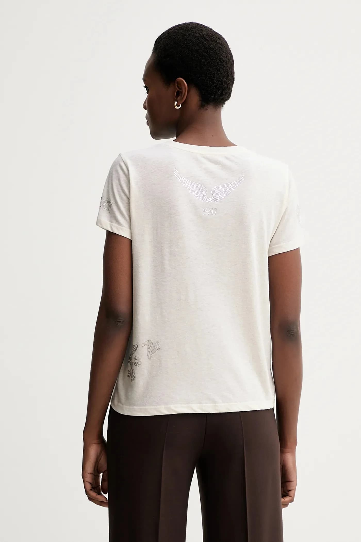 Футболка из смесового льна - фото 3