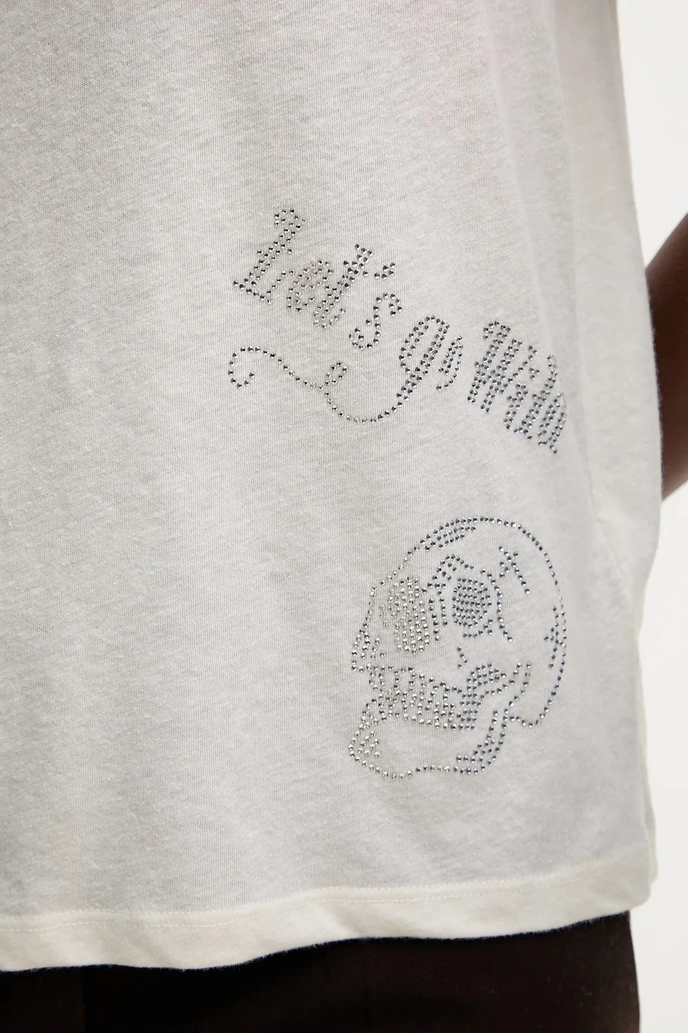 Футболка из смесового льна - фото 5