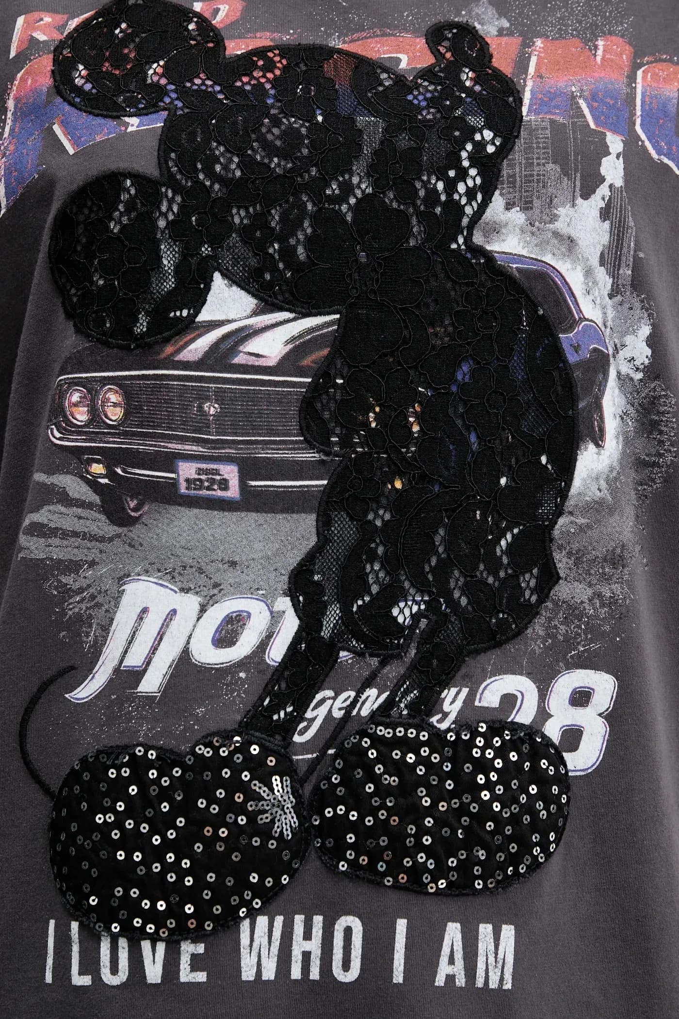 Хлопковая футболка MICKEY LACE - фото 5