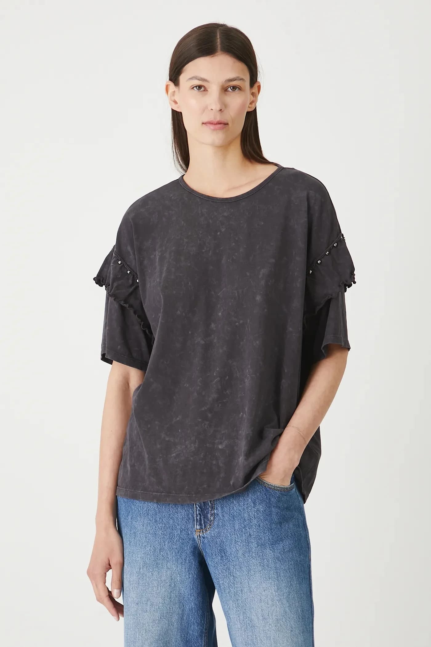 Хлопковая футболка - фото 4