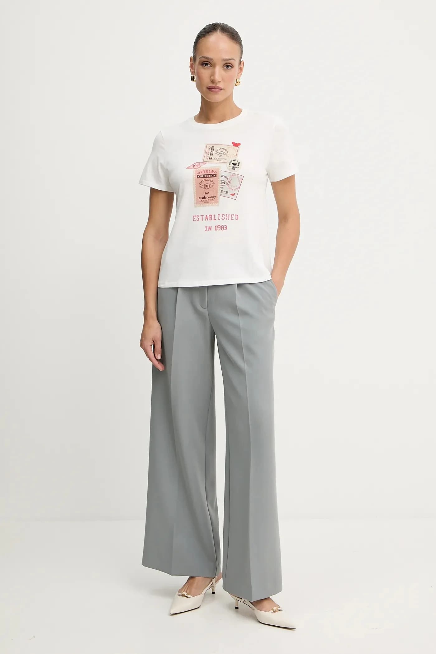 футболка ARA из хлопка - фото 2