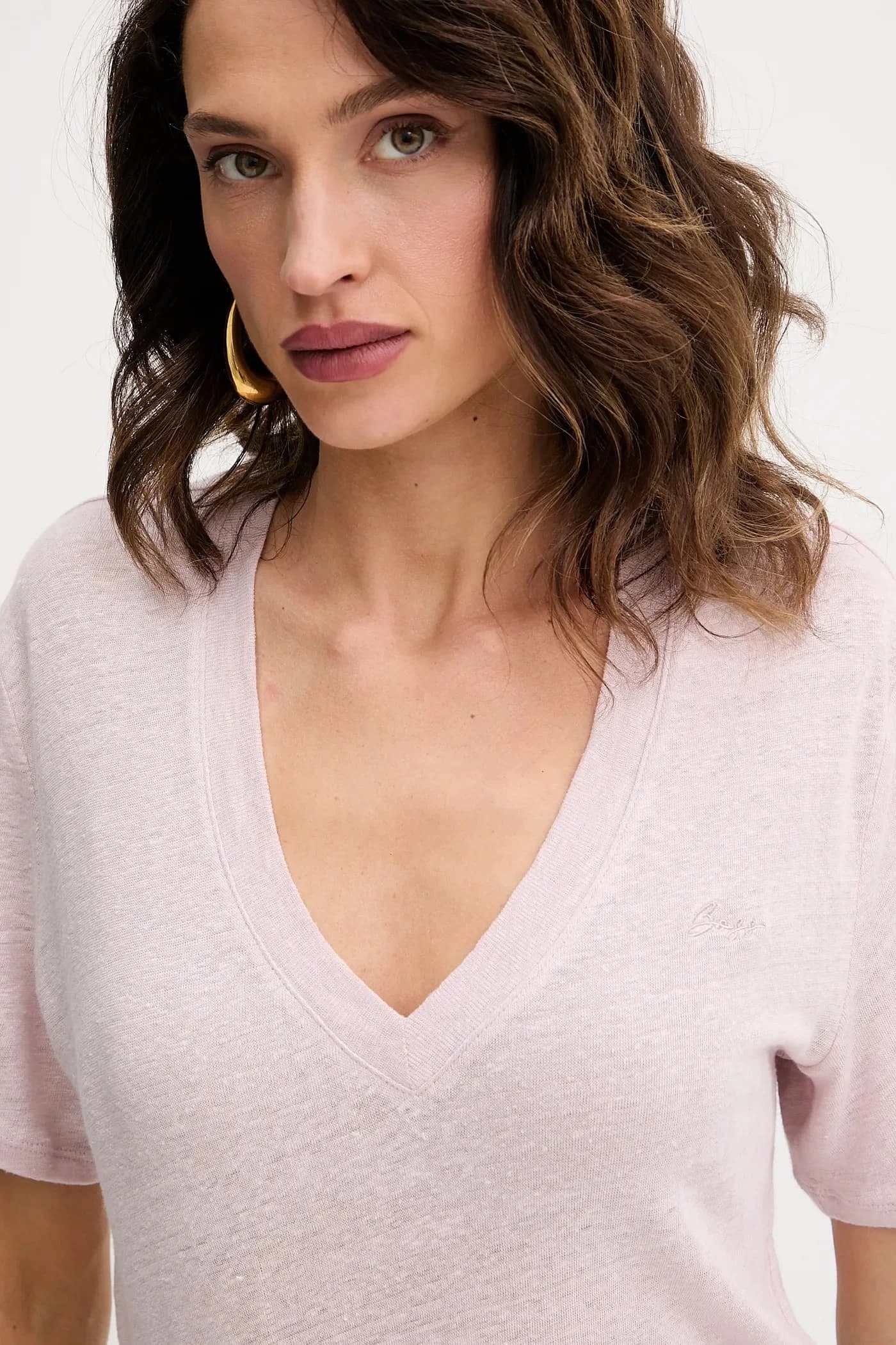 Льняная футболка C_Ela_1 - фото 4