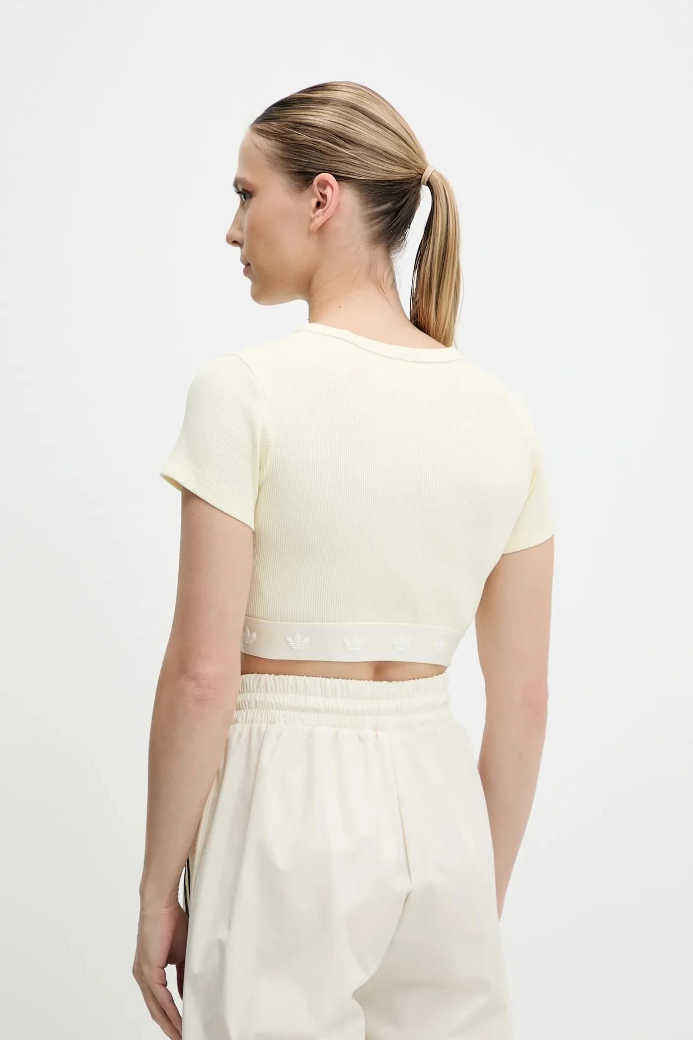 Футболка с верхом в рубчик SS - фото 3