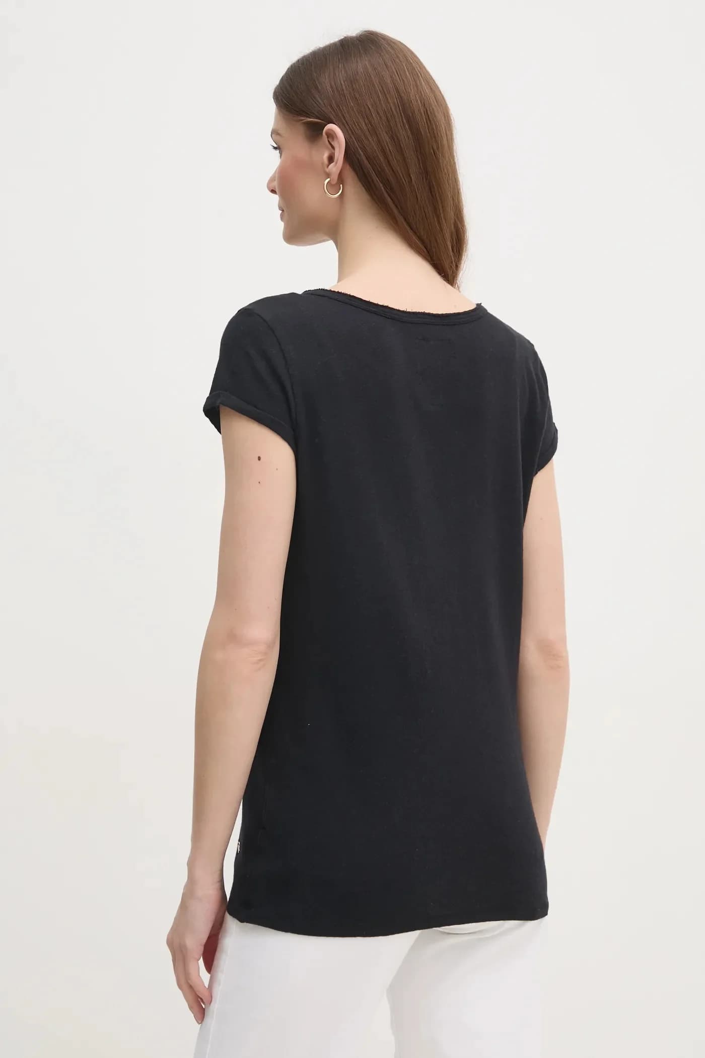 Льняная футболка - фото 3