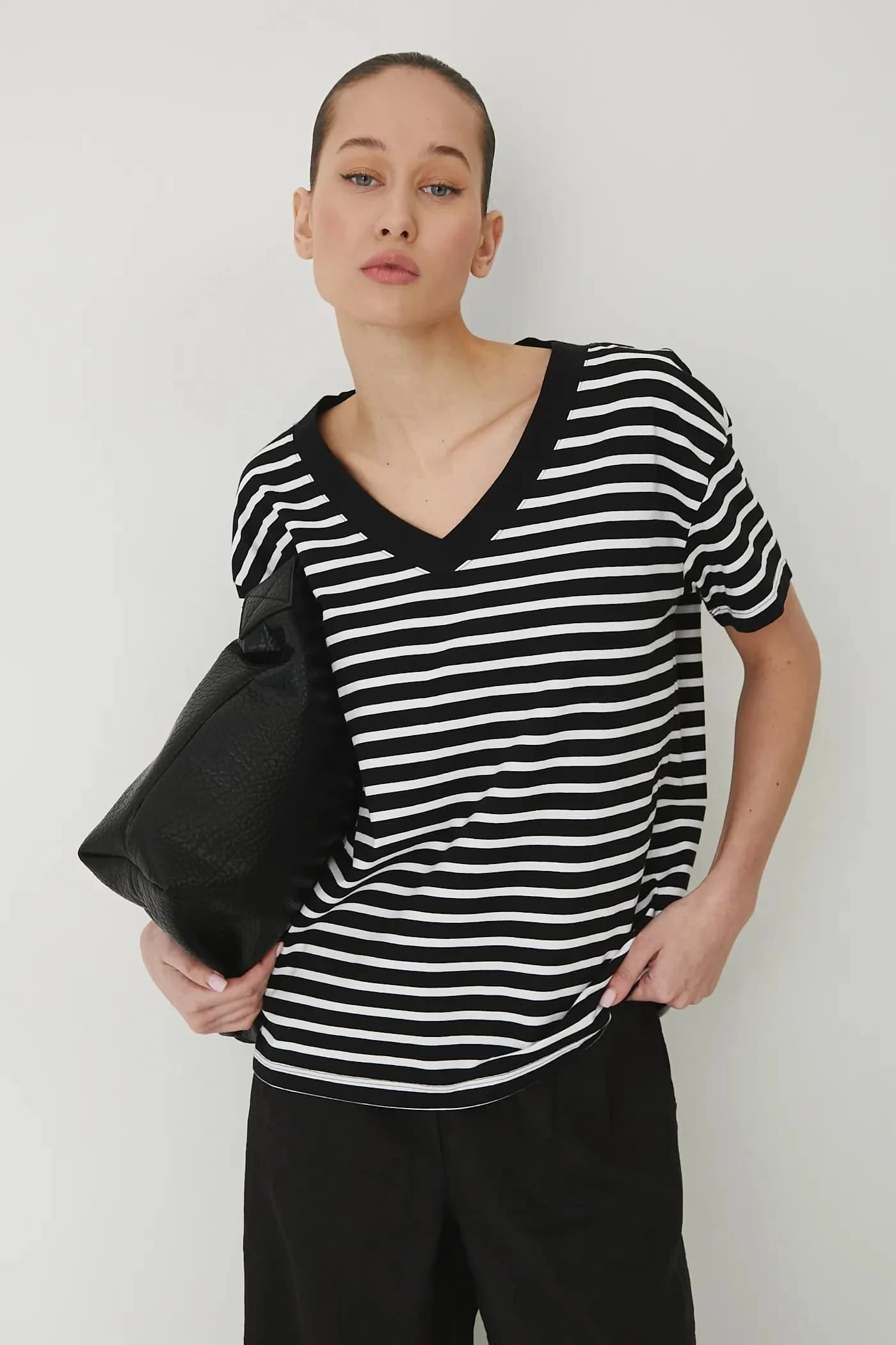 Хлопковая футболка - фото 4