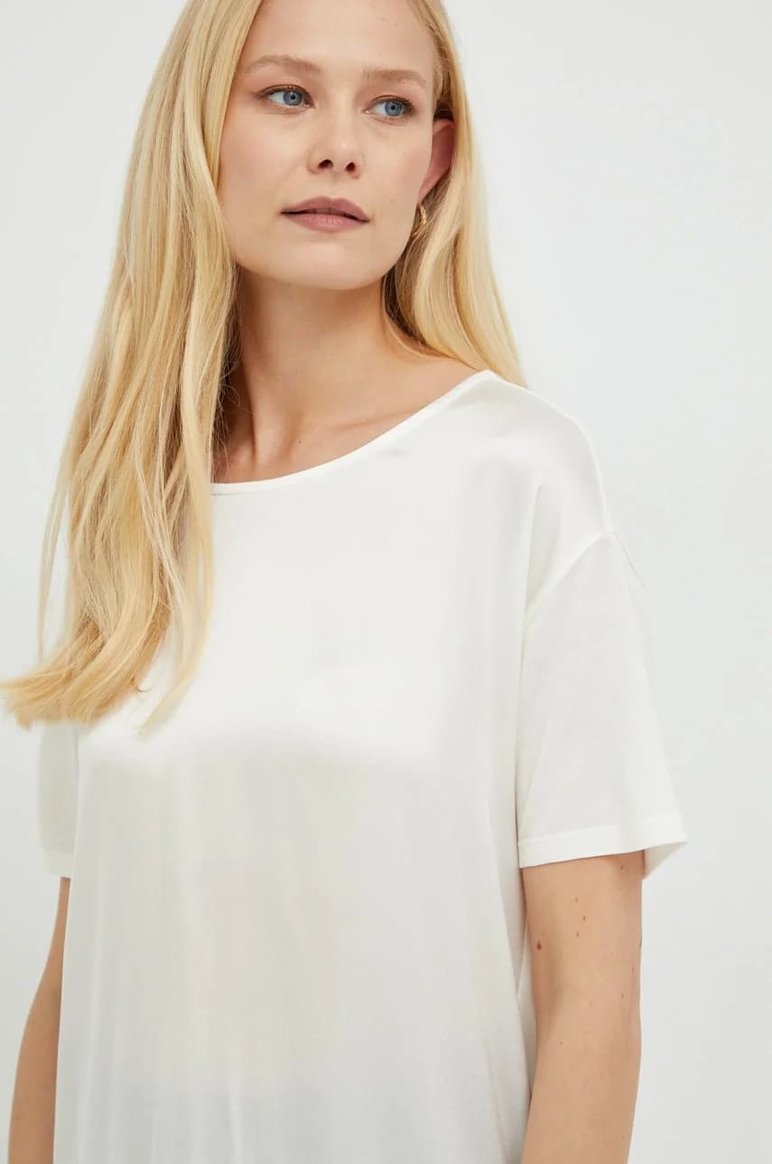 футболка Esanda из смесового шелка - фото 4