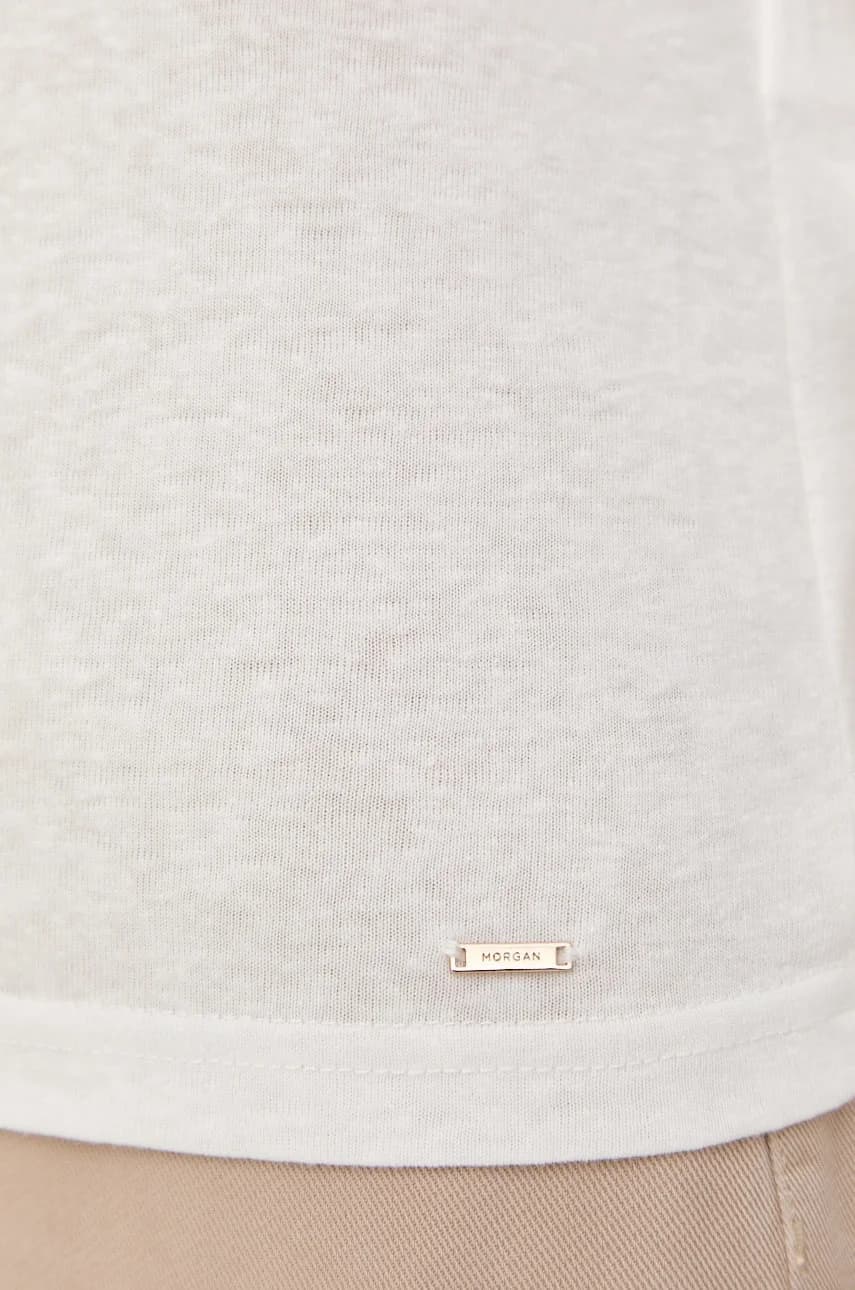 Льняная футболка - фото 5