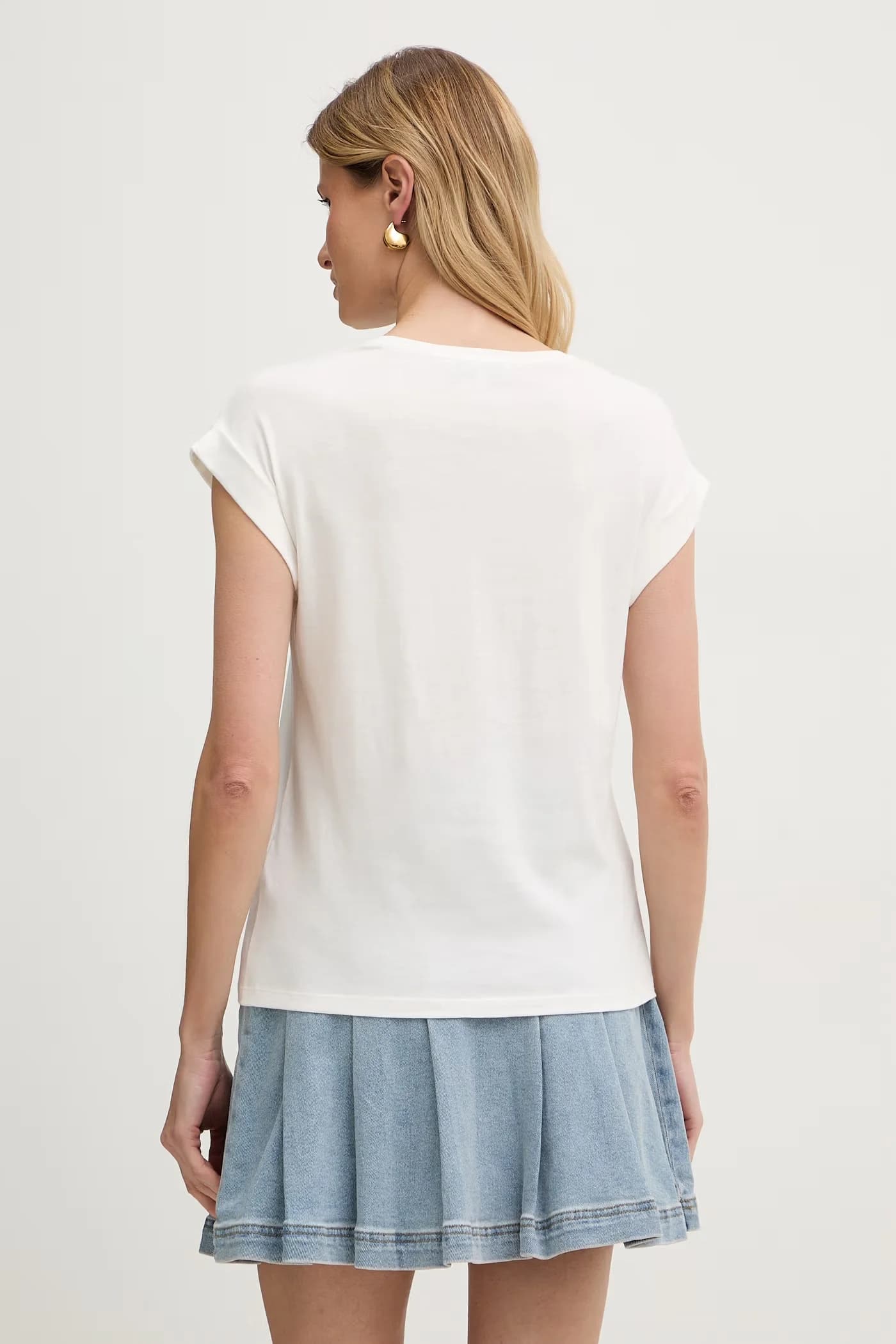 Женская хлопковая футболка - фото 3