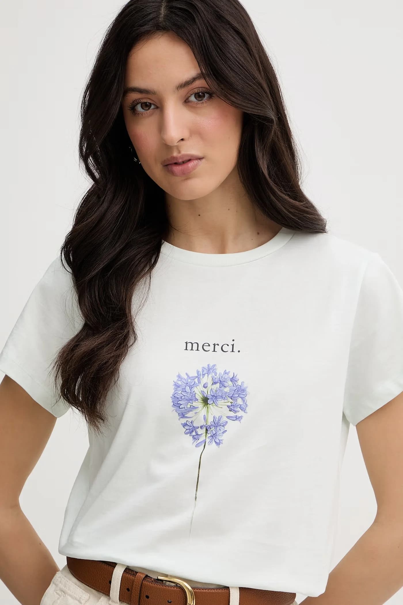 Женская хлопковая футболка - фото 4