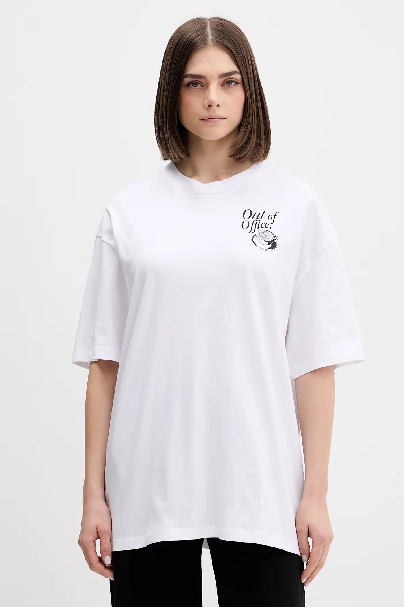 Женская хлопковая футболка Oversized_Tee_B - фото 3