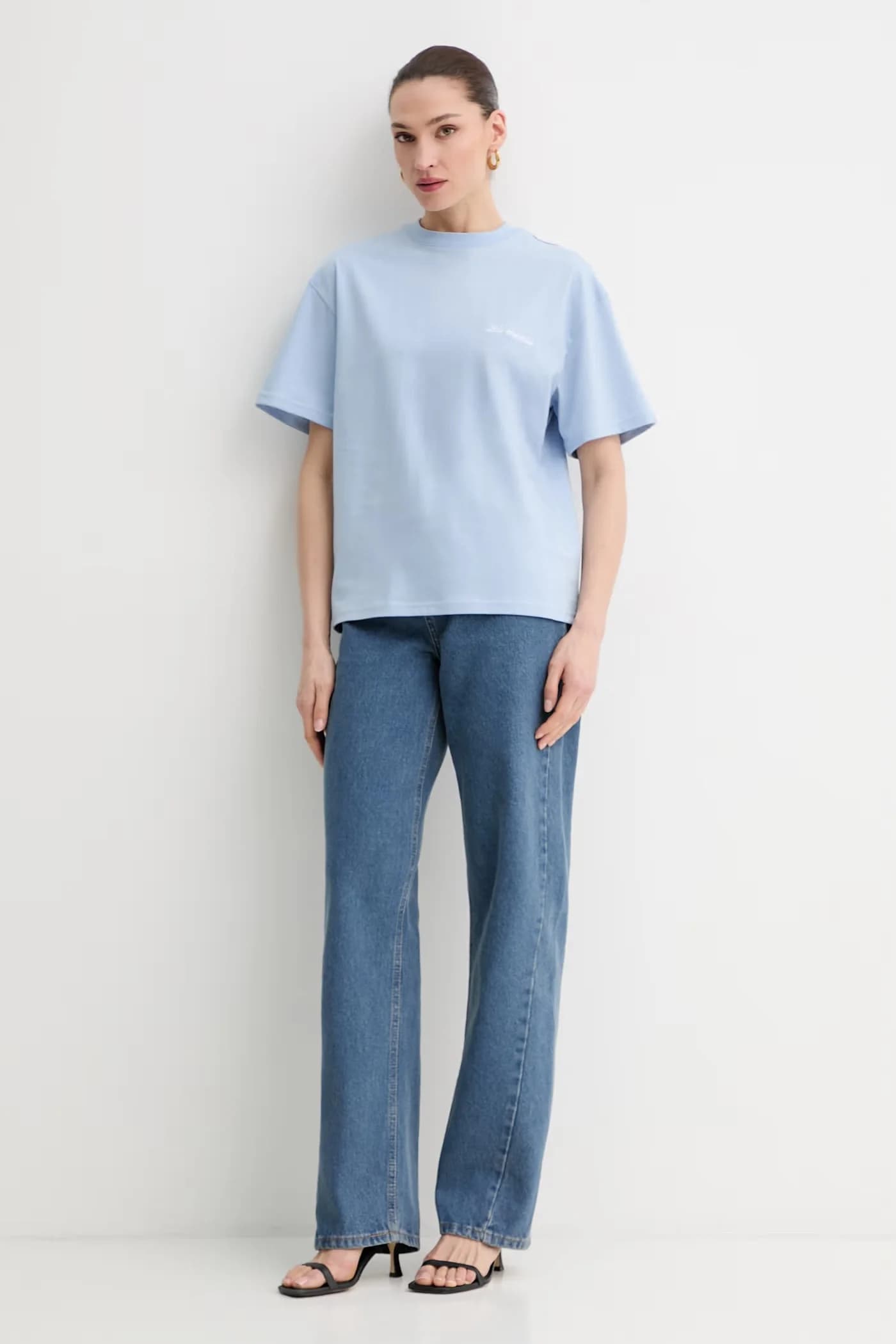 Женская футболка оверсайз из хлопка CARENA - фото 2