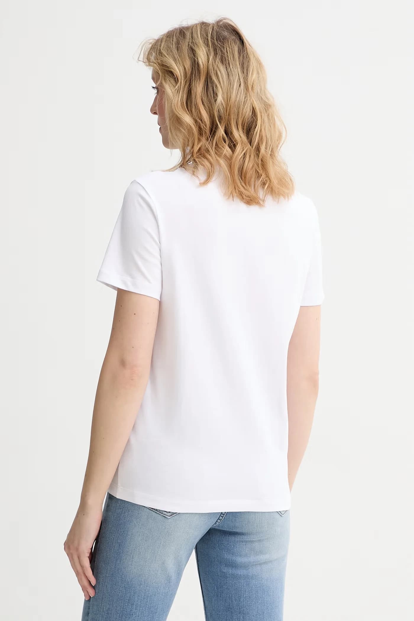 Женская хлопковая футболка - фото 3