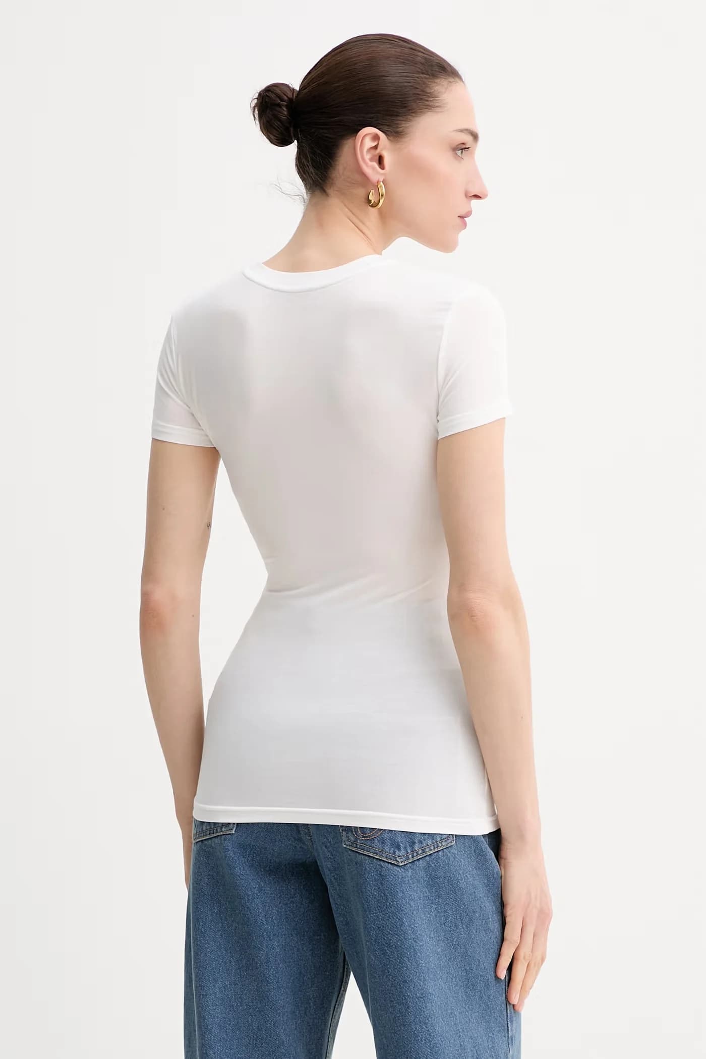 Базовая женская футболка из модала MEG. - фото 3