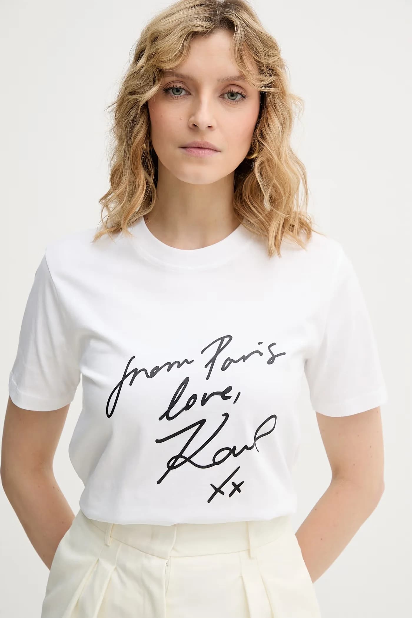 Женская хлопковая футболка - фото 4