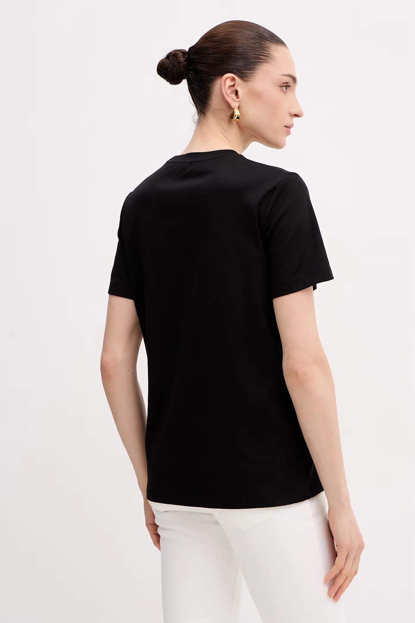 Женская хлопковая футболка - фото 3