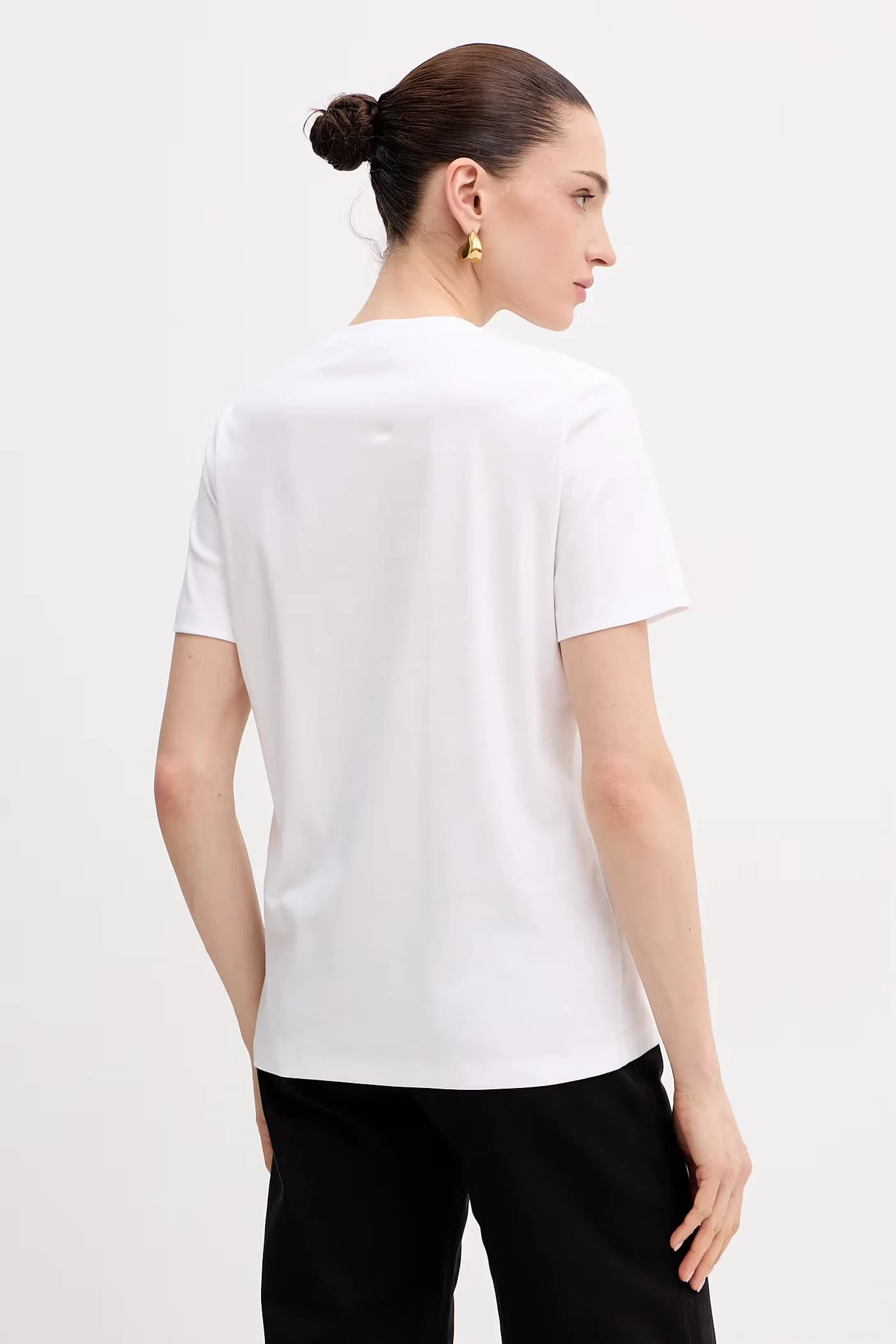 Женская хлопковая футболка - фото 3