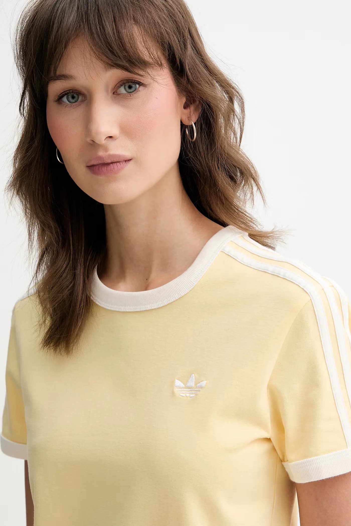 Женская хлопковая футболка с эластаном - фото 4