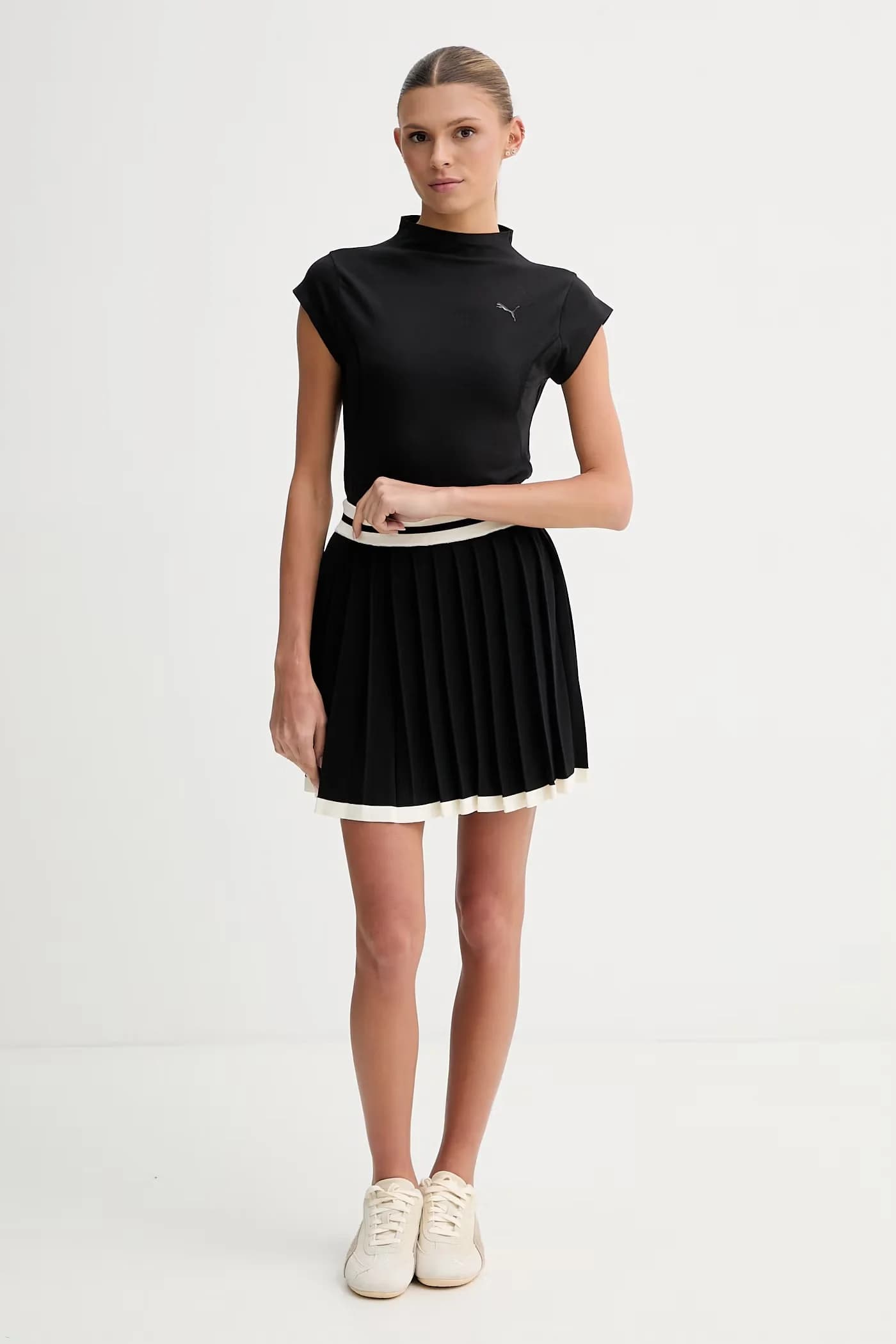 Женская футболка PUMATECH SENSE из хлопка с эластаном - фото 2