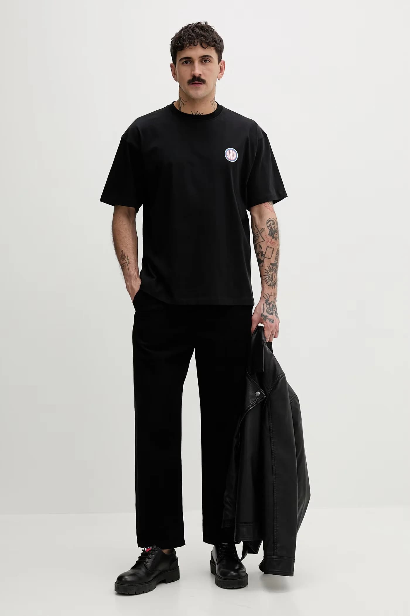 Хлопковая футболка оверсайз - фото 2