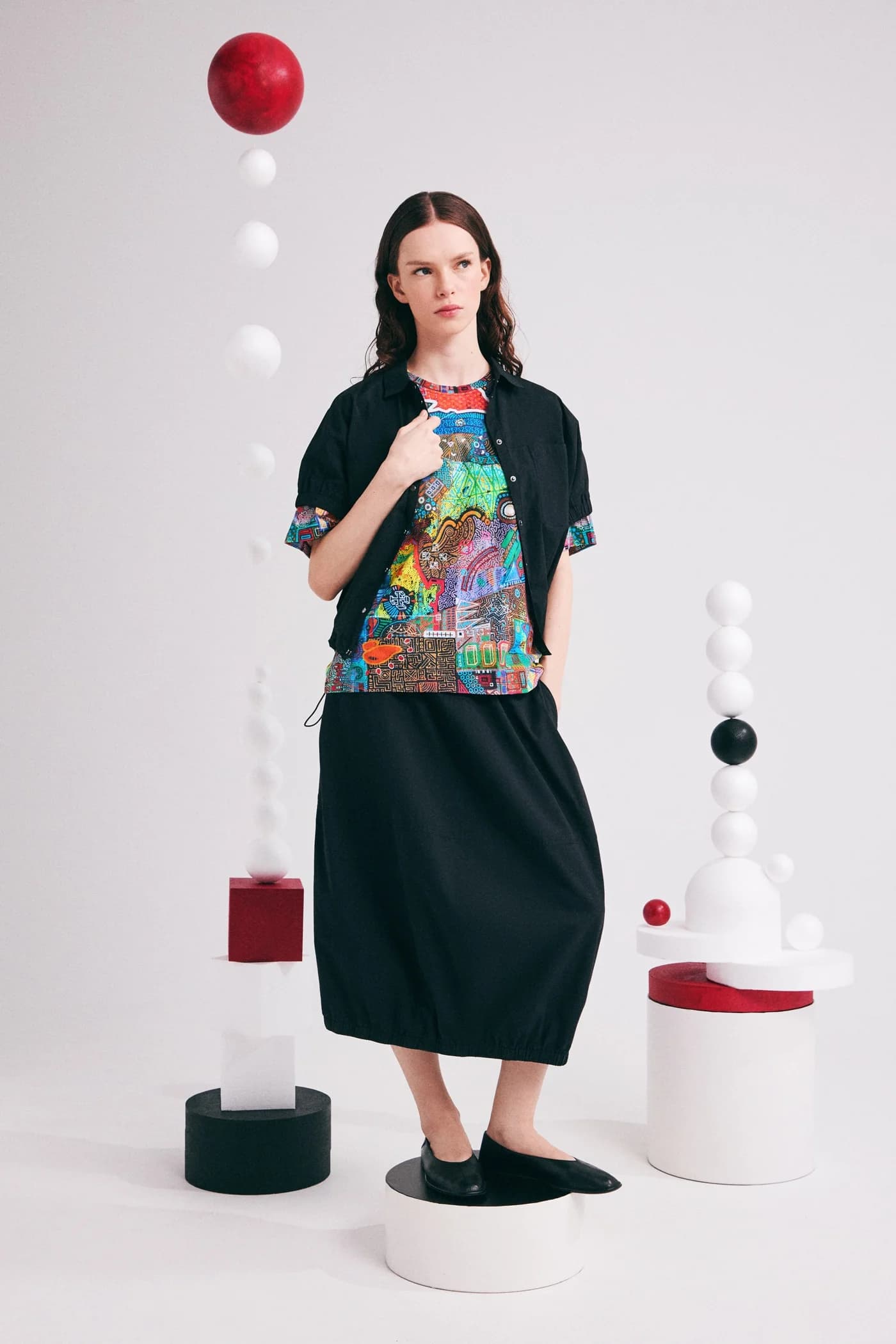 Женская хлопковая футболка оверсайз - фото 2