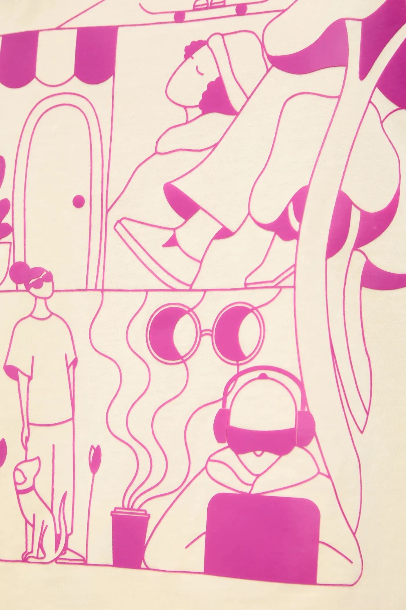 Женская хлопковая футболка оверсайз - фото 6