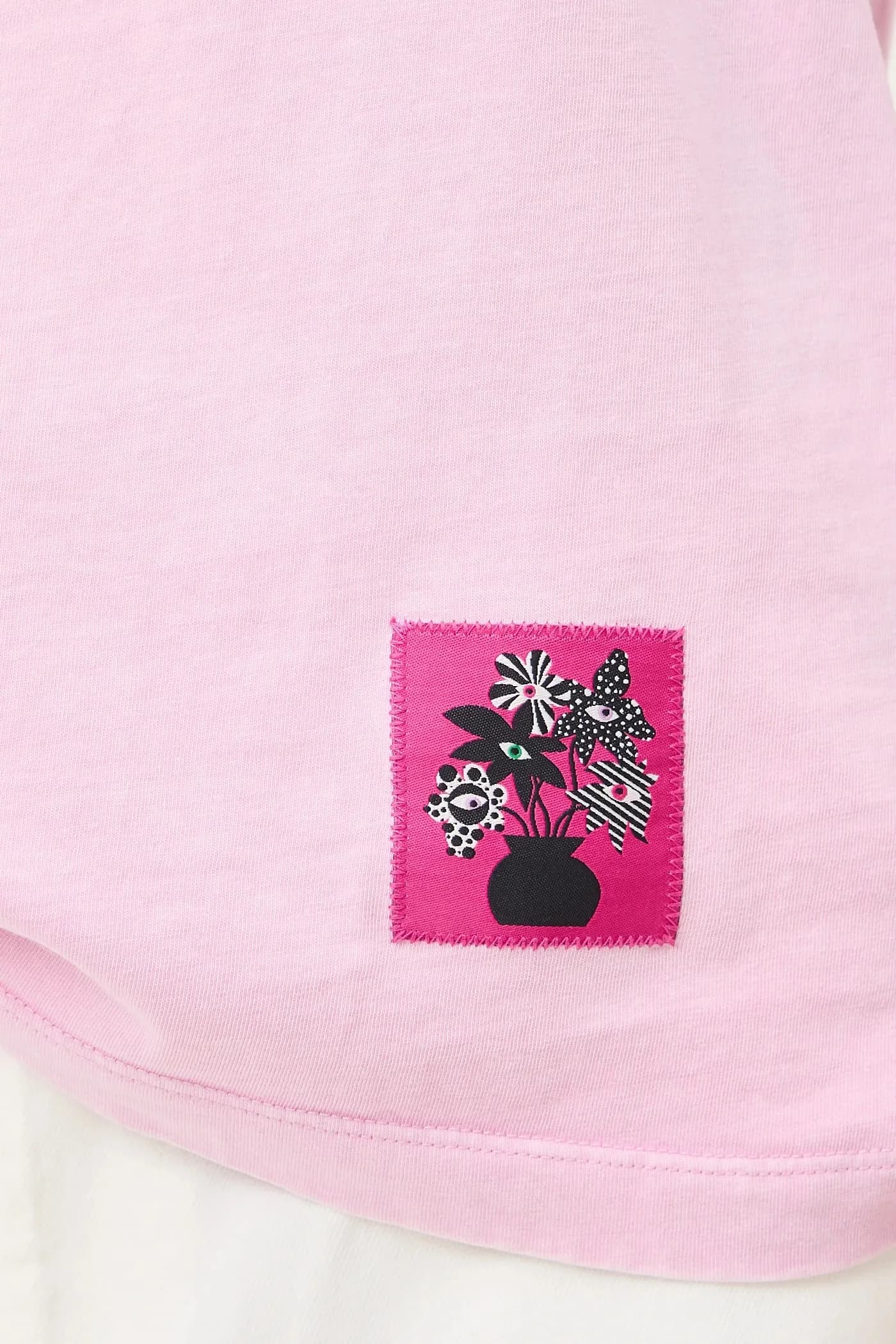 Женская хлопковая футболка оверсайз - фото 7