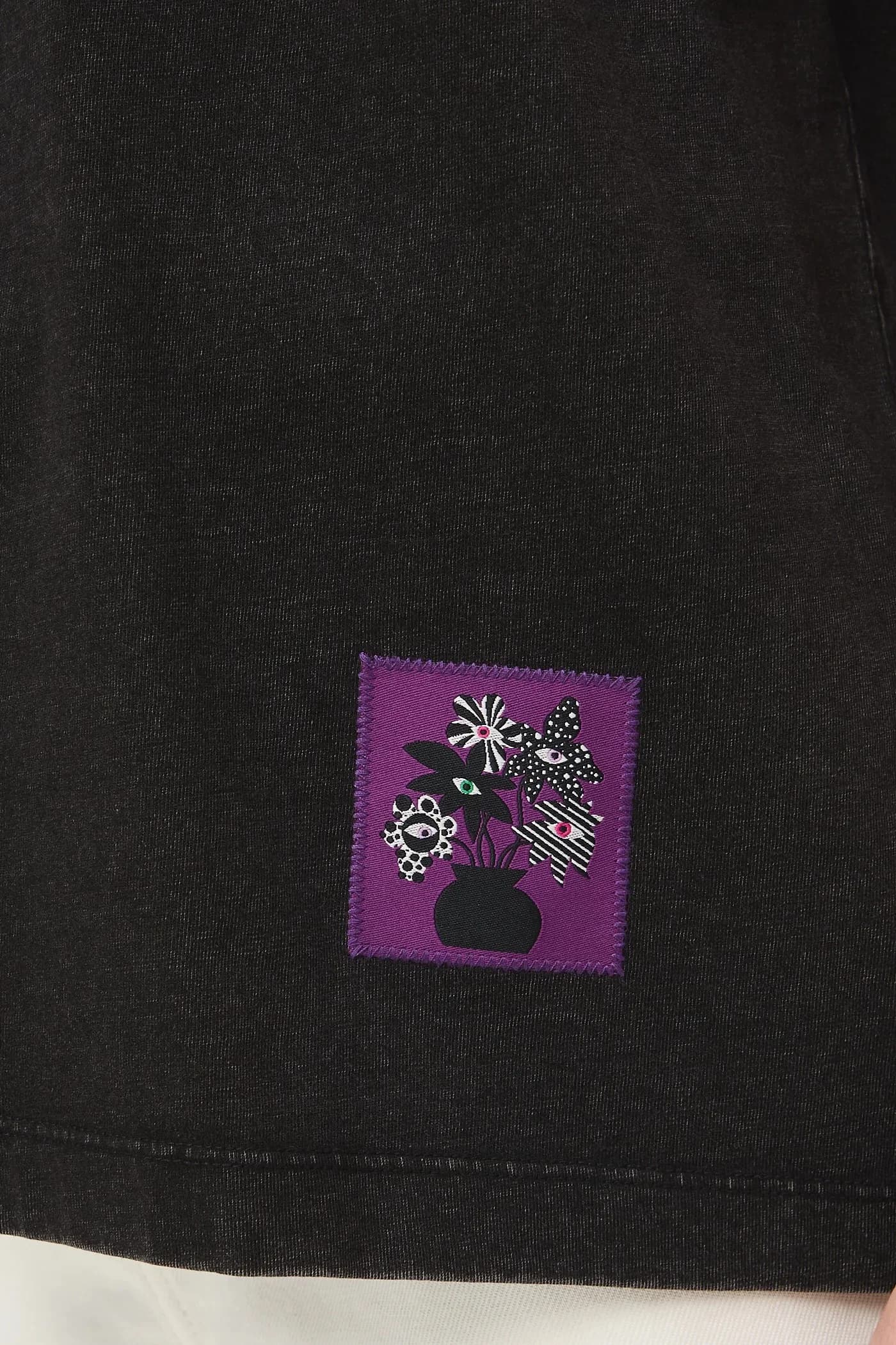 Женская хлопковая футболка оверсайз - фото 7